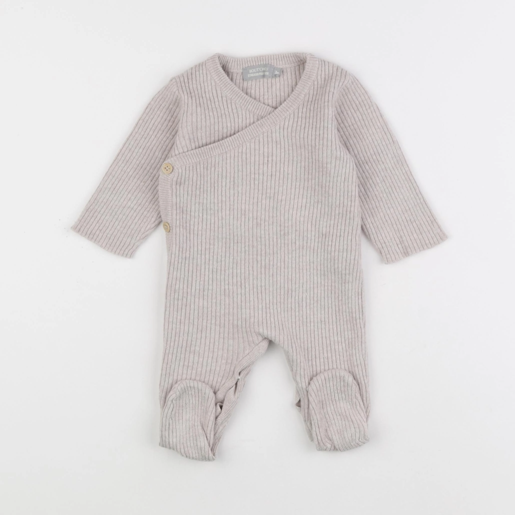 Boutchou - combinaison marron - 3 mois