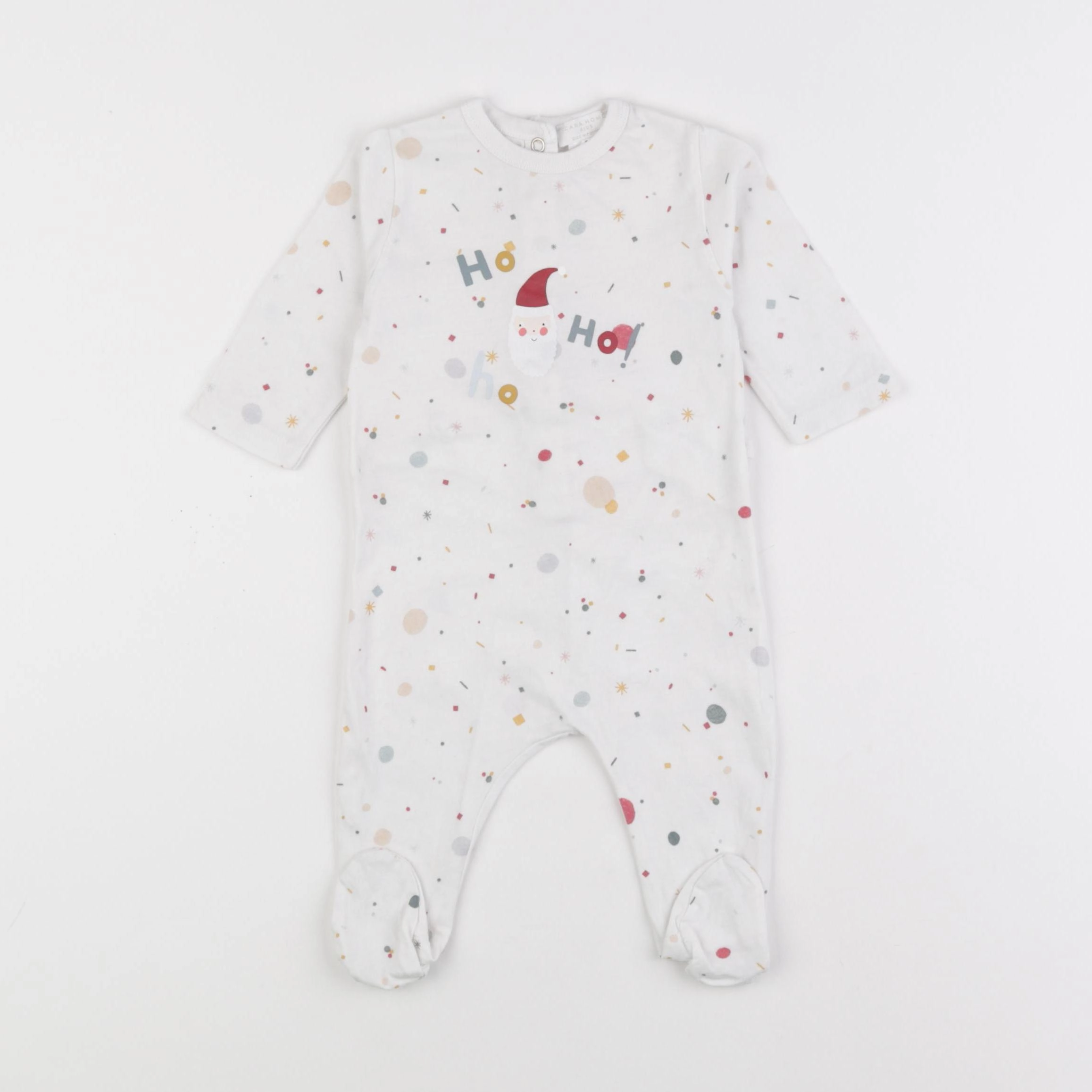 Zara - pyjama coton blanc - 6/9 mois