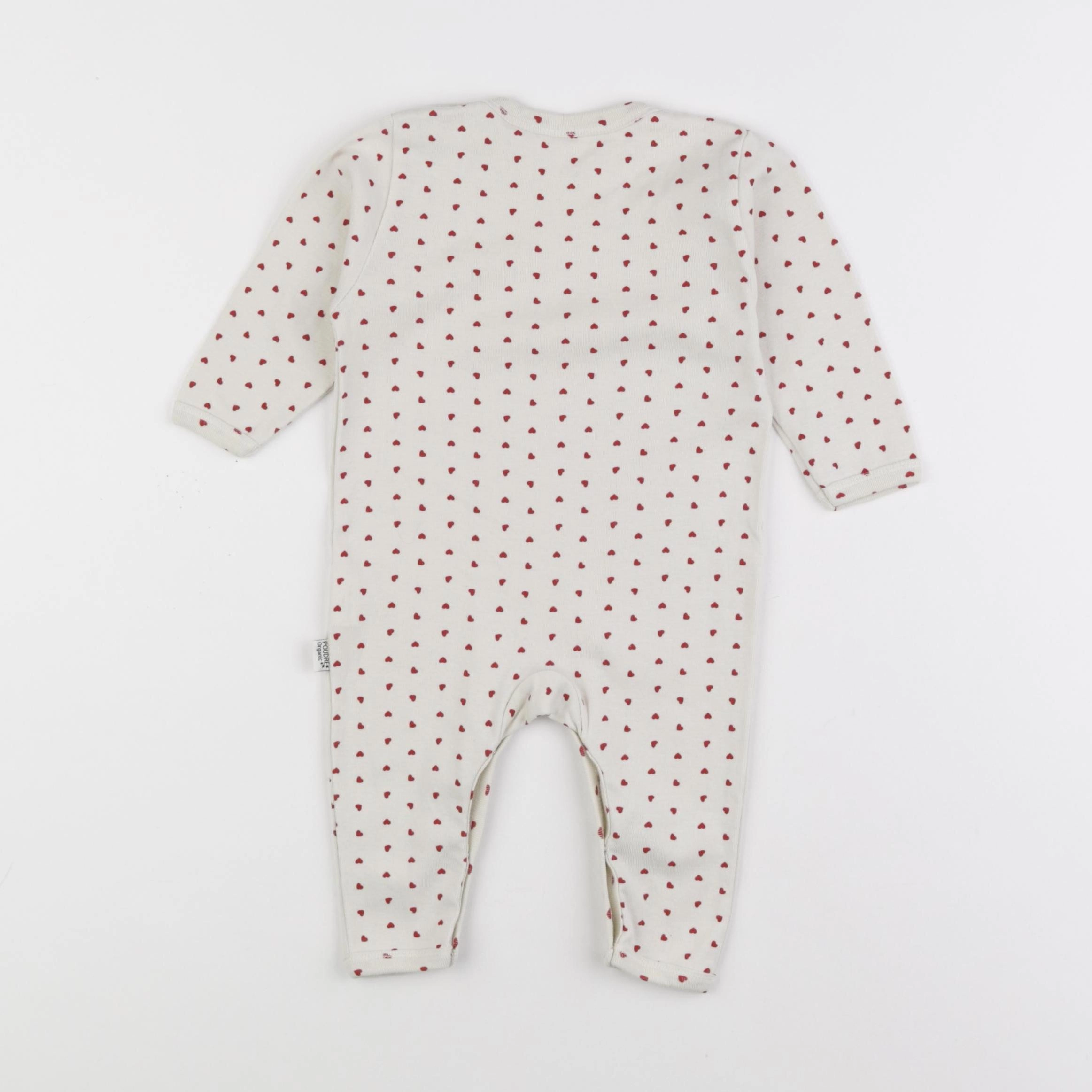 Poudre Organic - pyjama coton beige - 6 mois