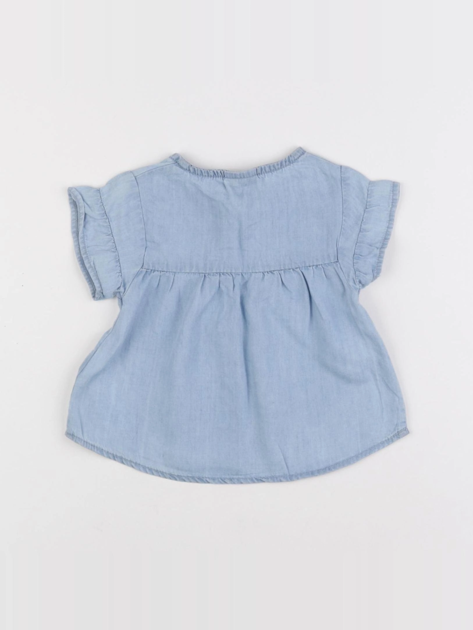 Tape à l'oeil - blouse bleu - 6 mois