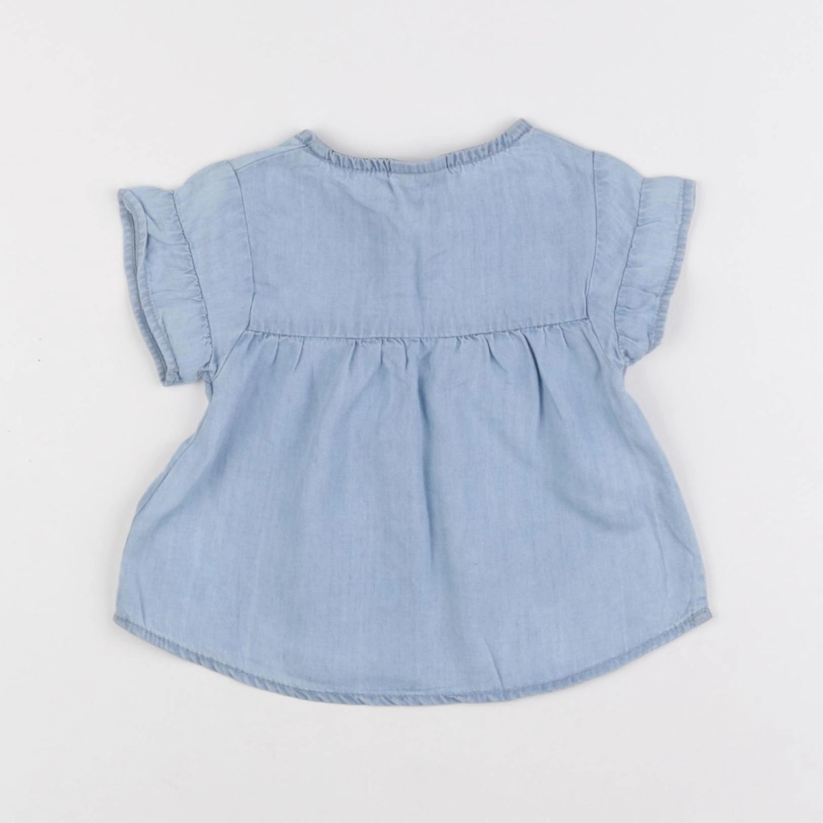 Tape à l'oeil - blouse bleu - 6 mois