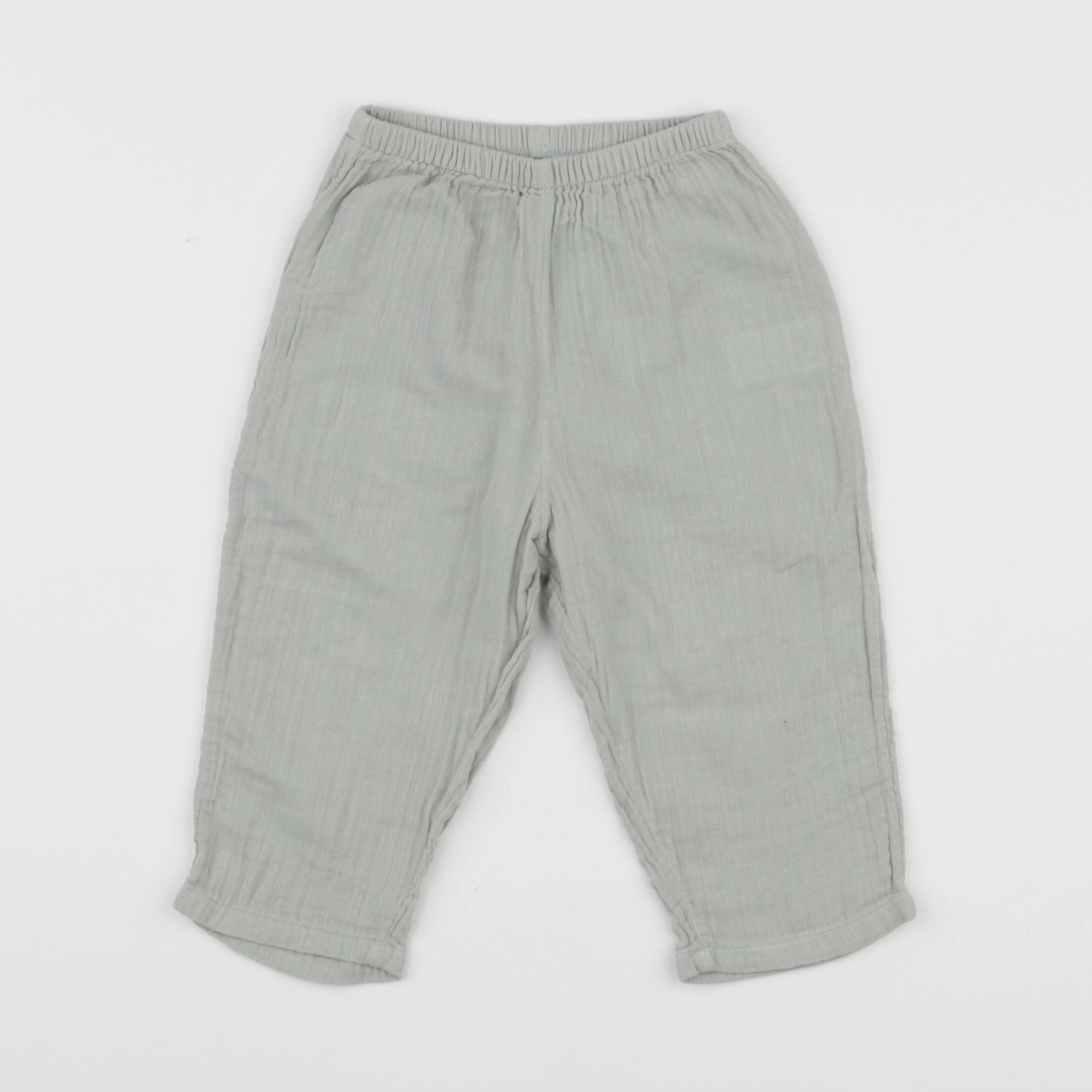 Petit Bateau - pantalon vert - 18 mois