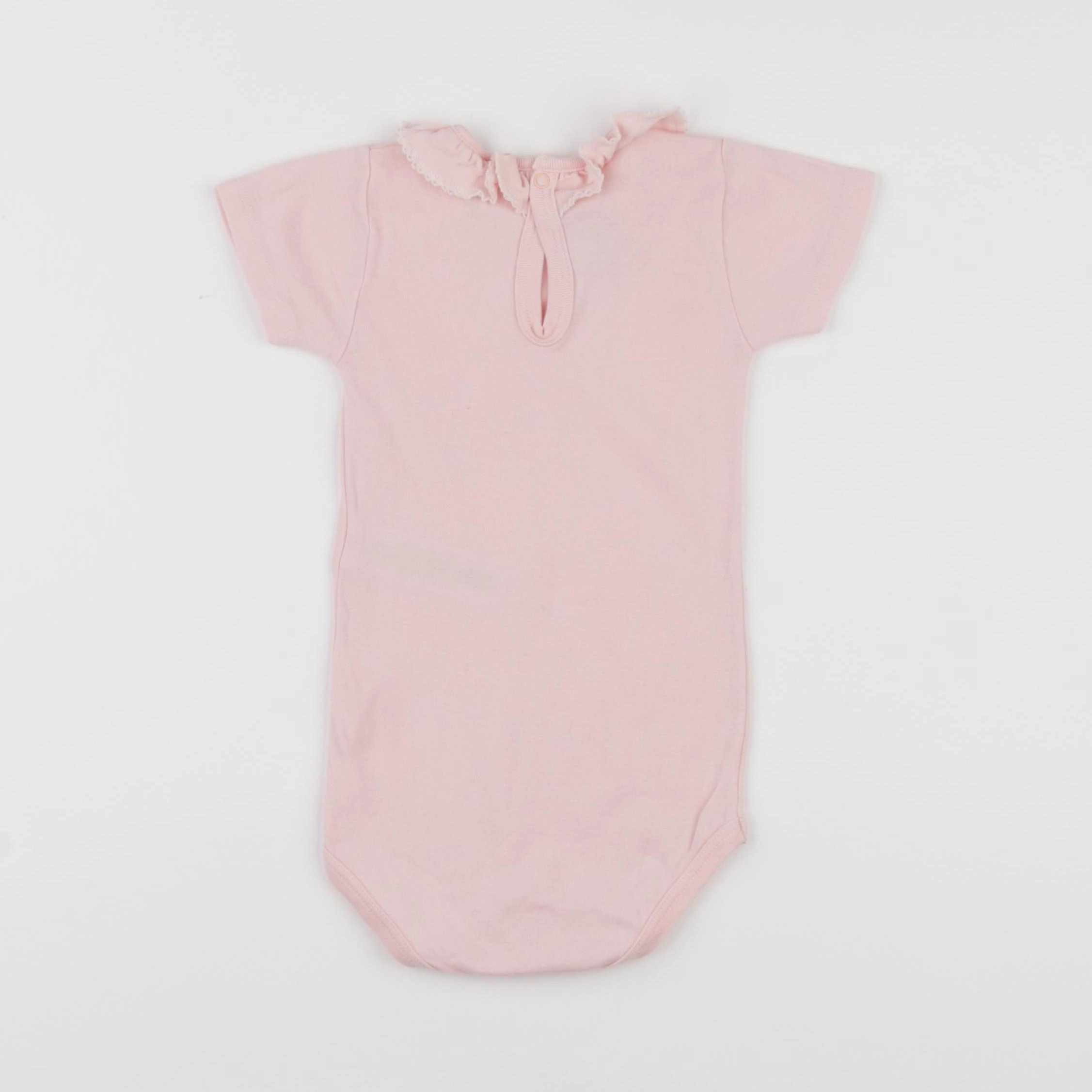 Petit Bateau - body à col rose - 18 mois