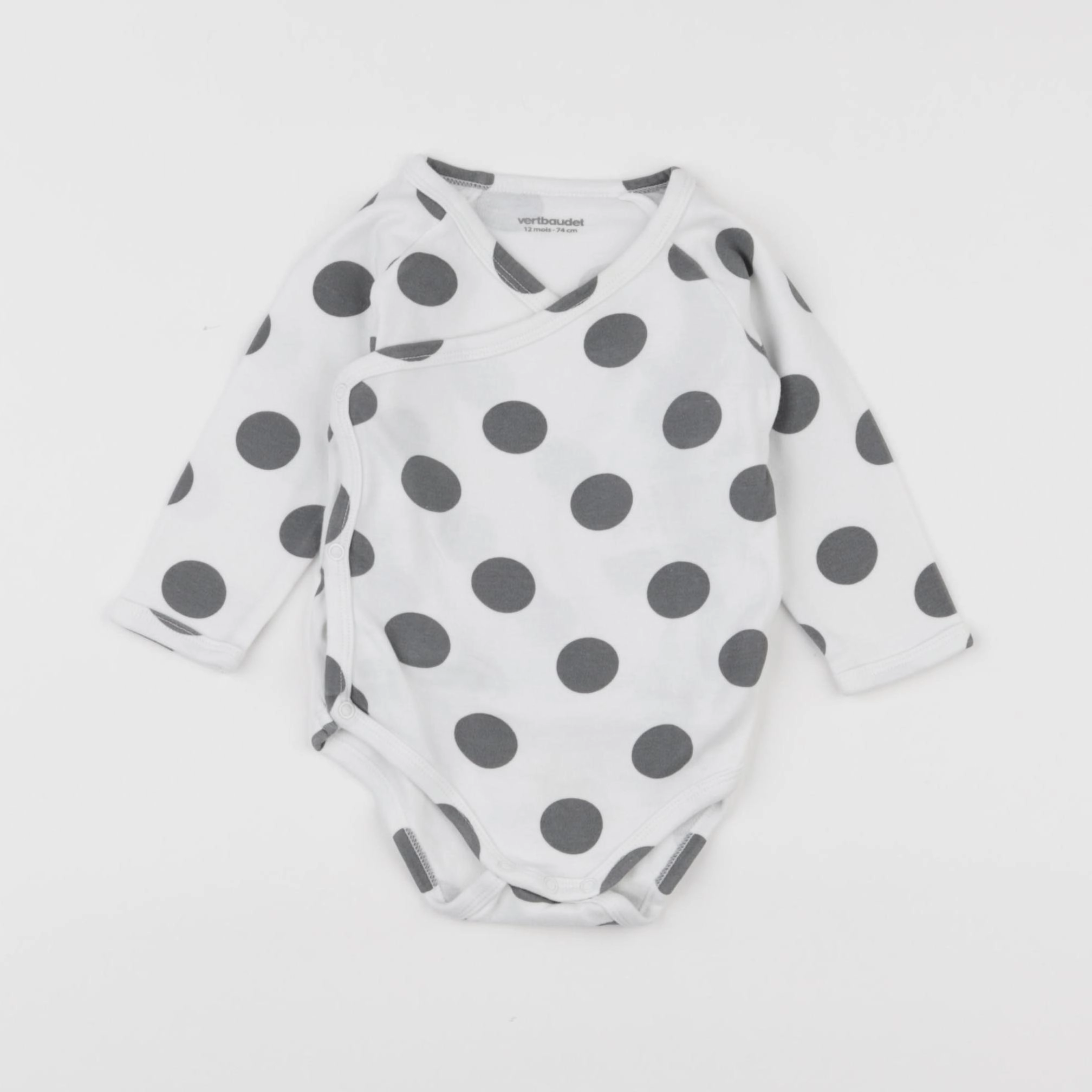 Vertbaudet - body blanc - 12 mois