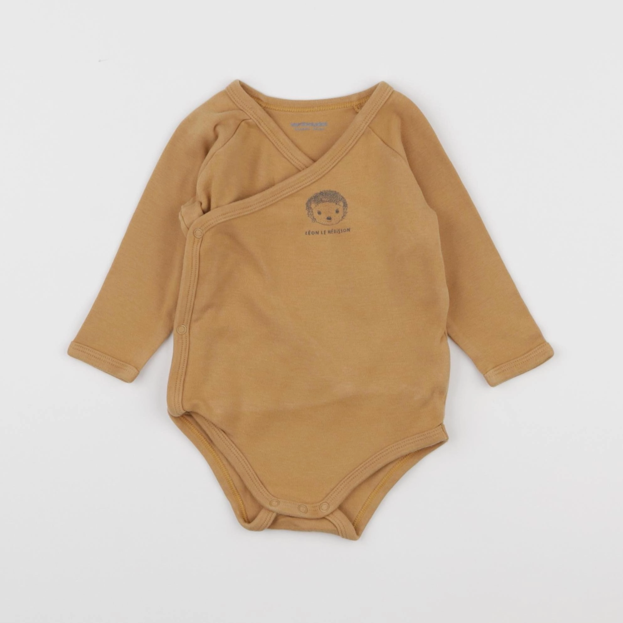 Vertbaudet - body marron - 12 mois