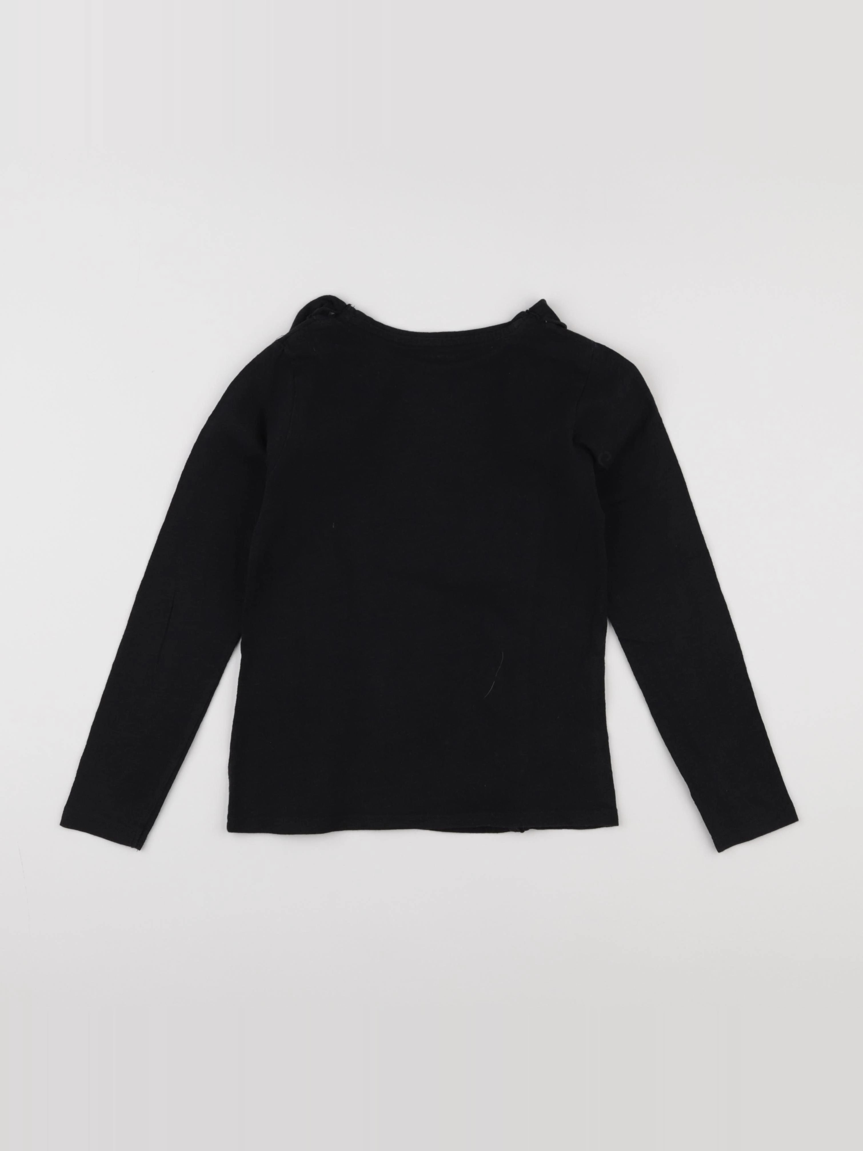 Vertbaudet - tee-shirt noir - 8 ans