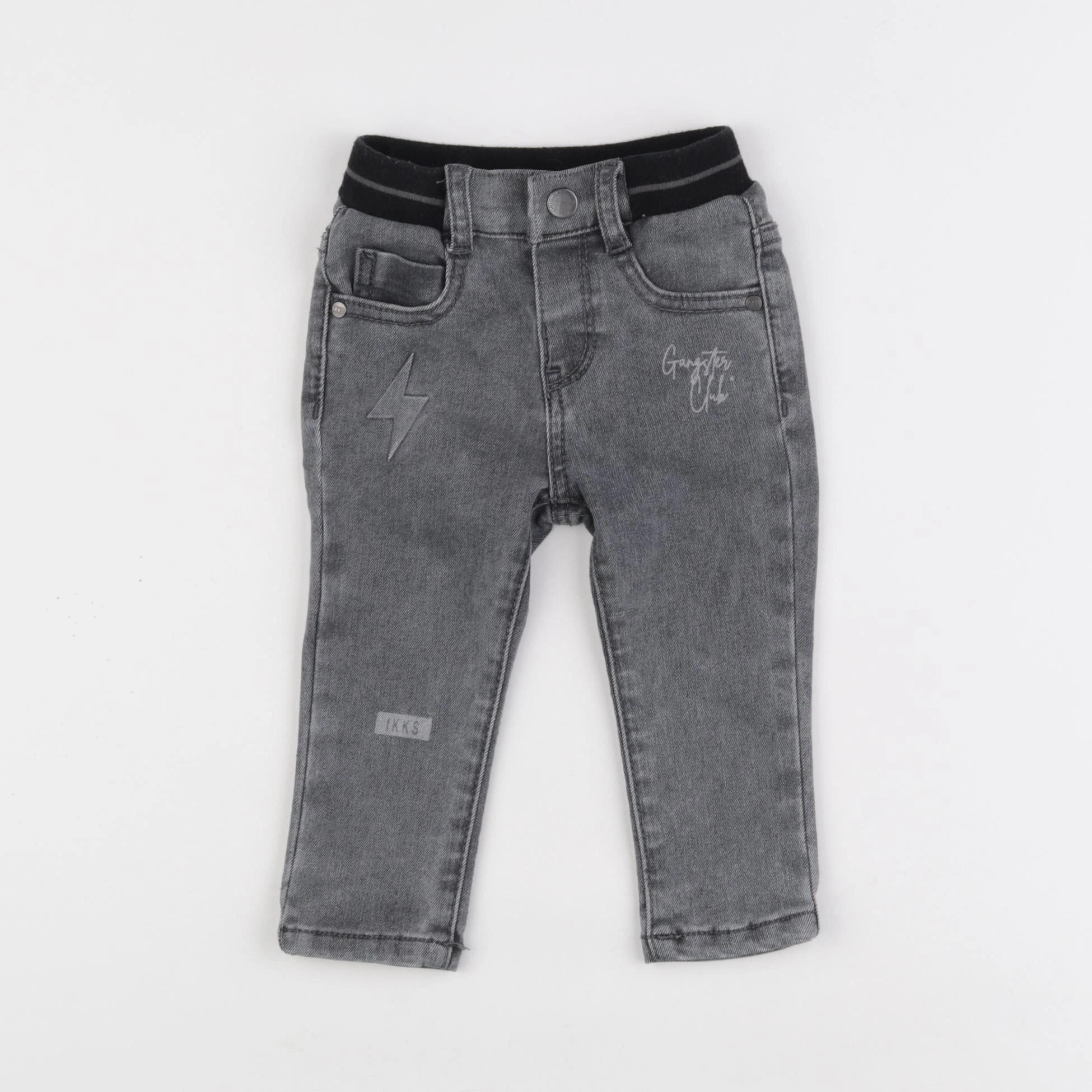 IKKS - jean gris - 12 mois