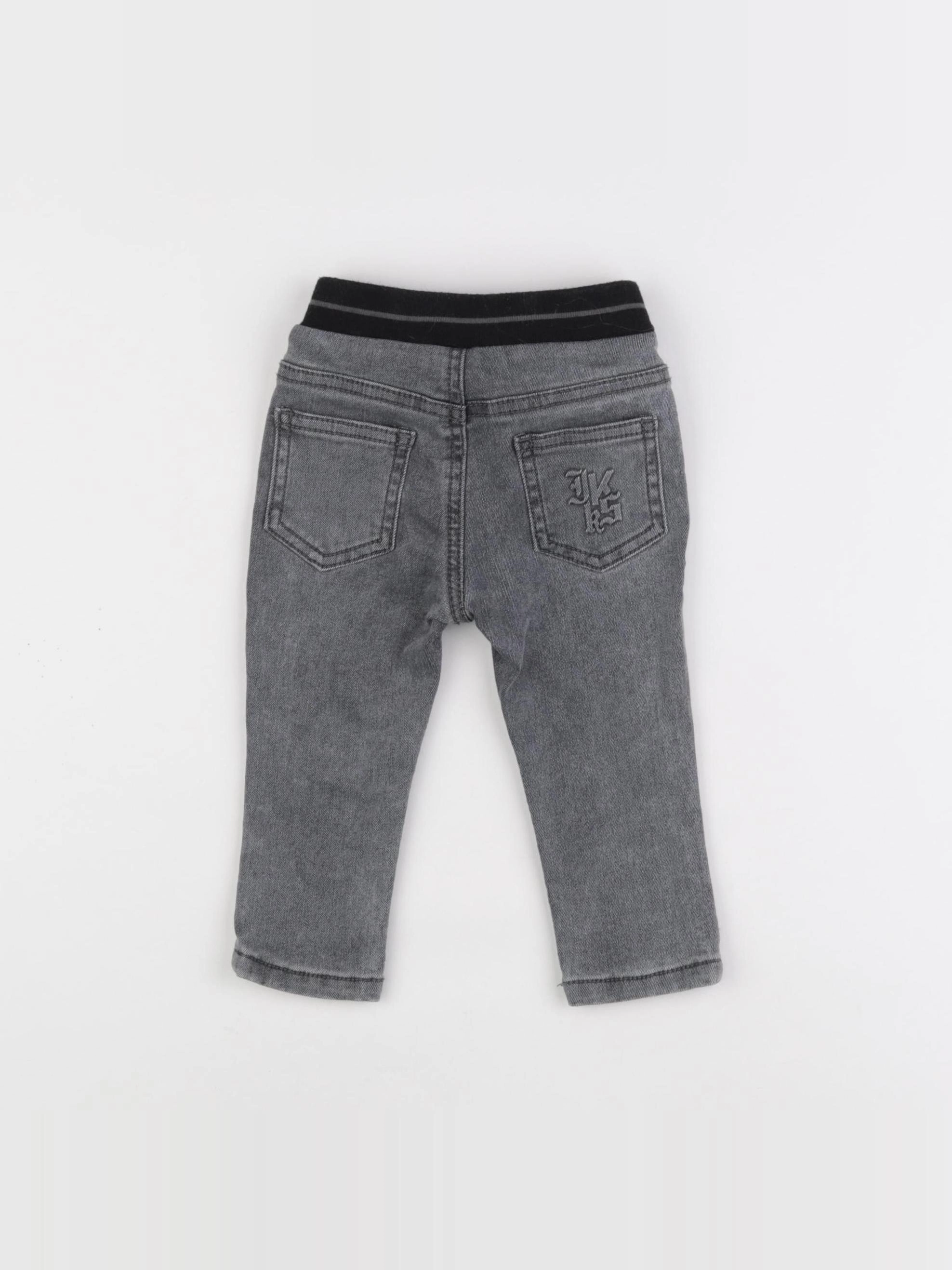 IKKS - jean gris - 12 mois