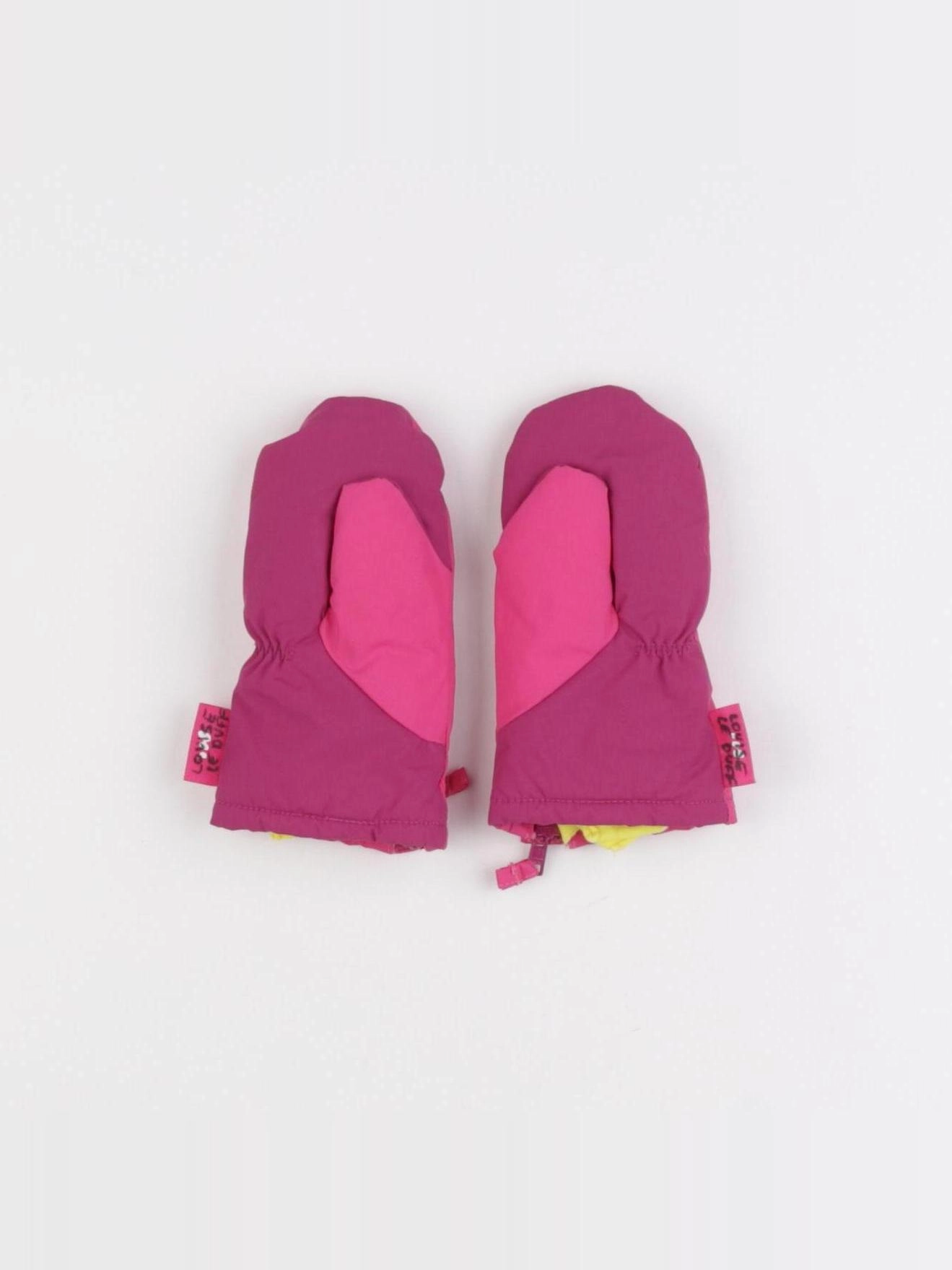 Decathlon ski - moufles de ski rose - 12/24 mois