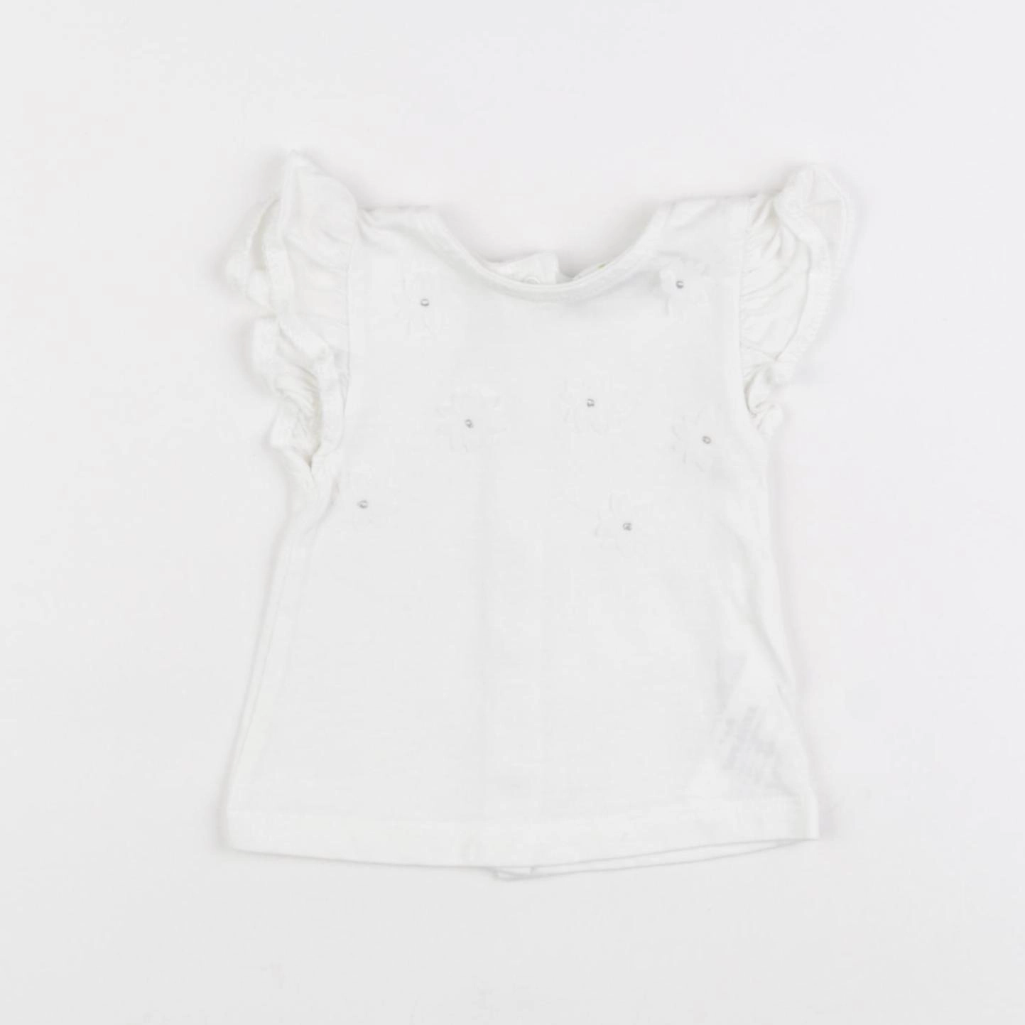 Tape à l'oeil - tee-shirt blanc - 3 mois