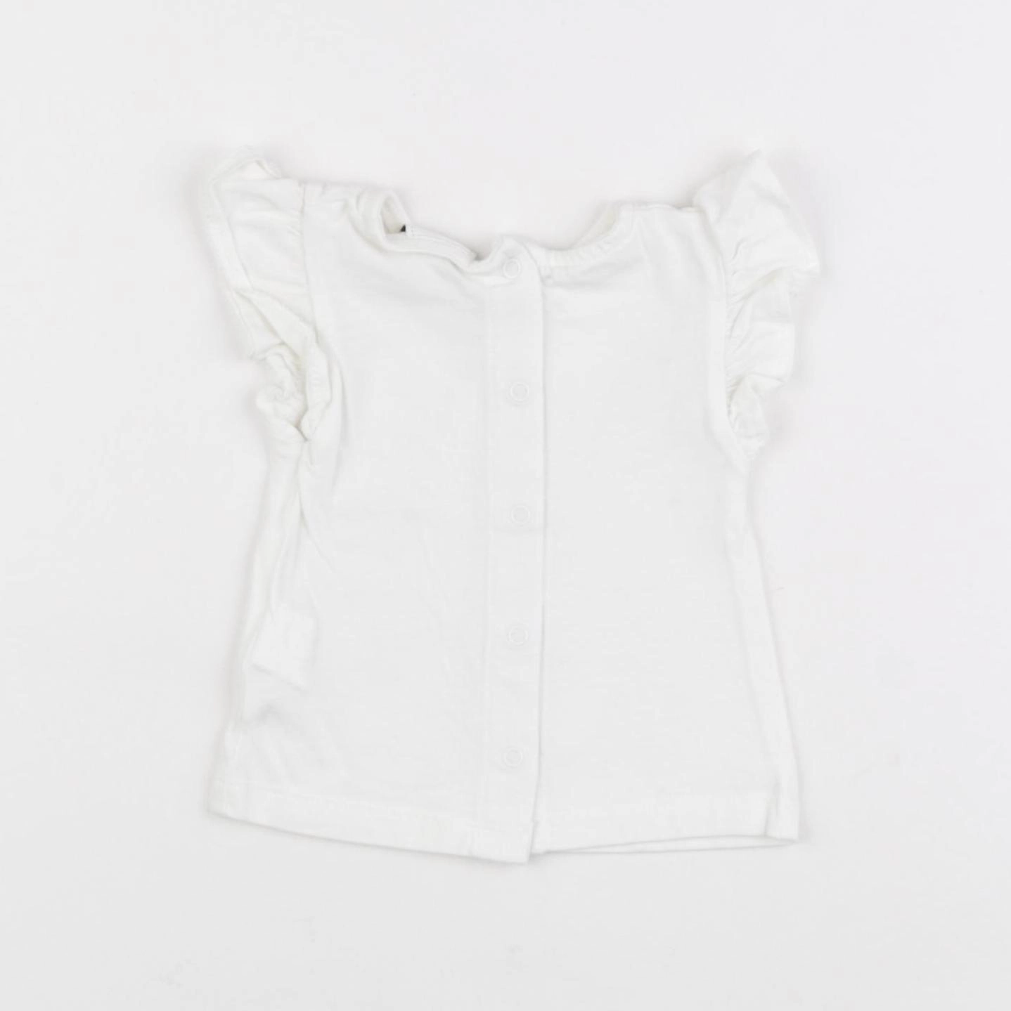 Tape à l'oeil - tee-shirt blanc - 3 mois