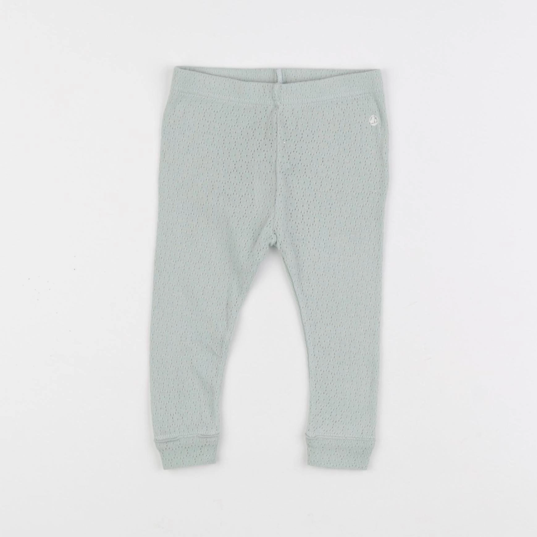 Petit Bateau - legging vert - 6 mois