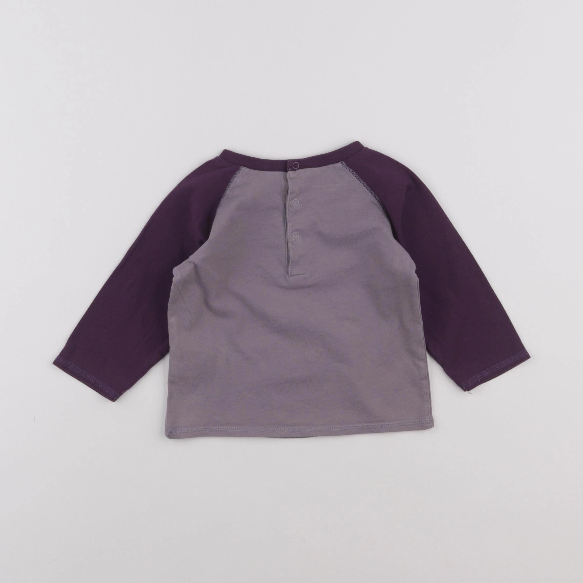 Vertbaudet - tee-shirt violet - 18 mois