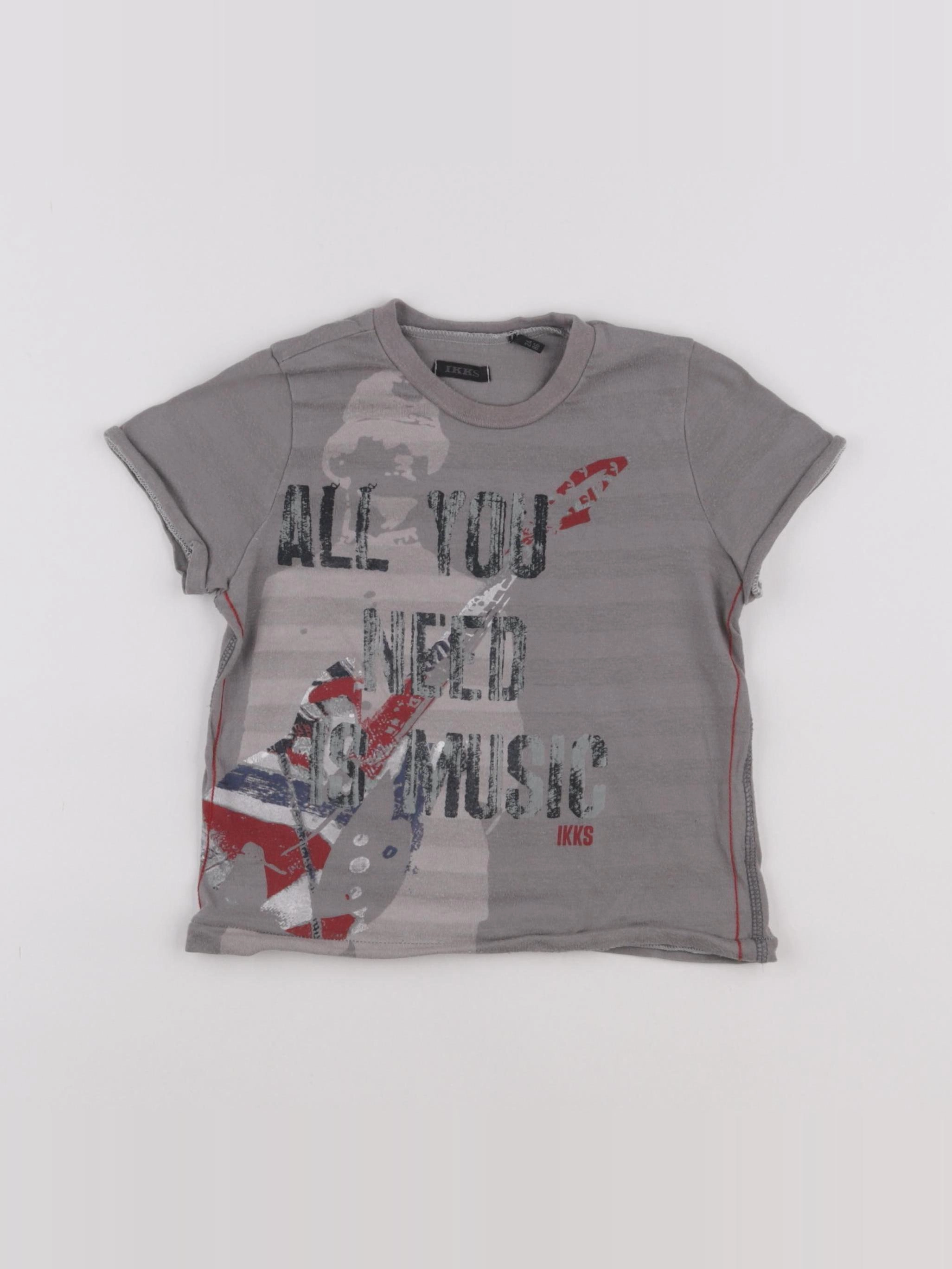 IKKS - tee-shirt gris - 2 ans