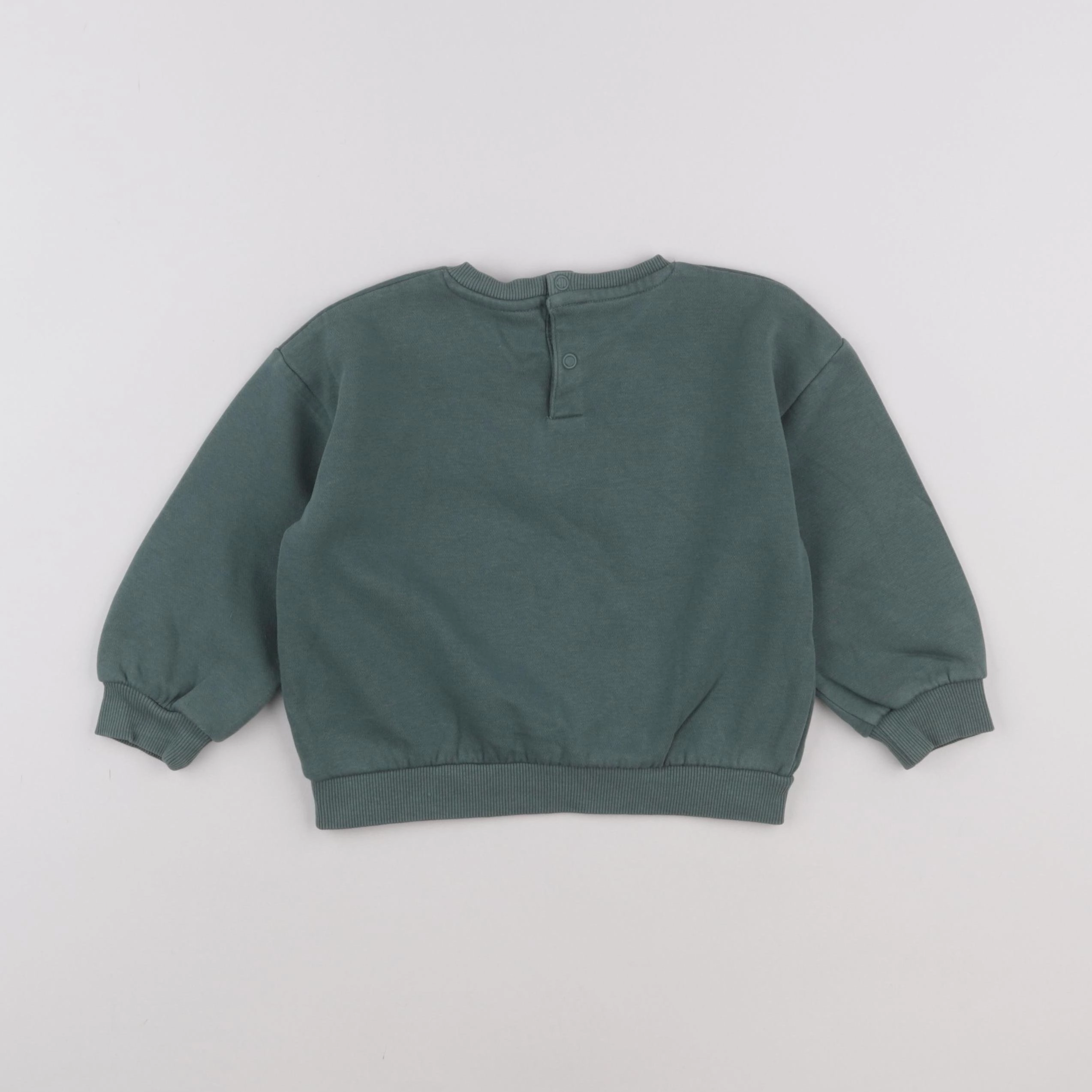 Tape à l'oeil - sweat vert - 24 mois