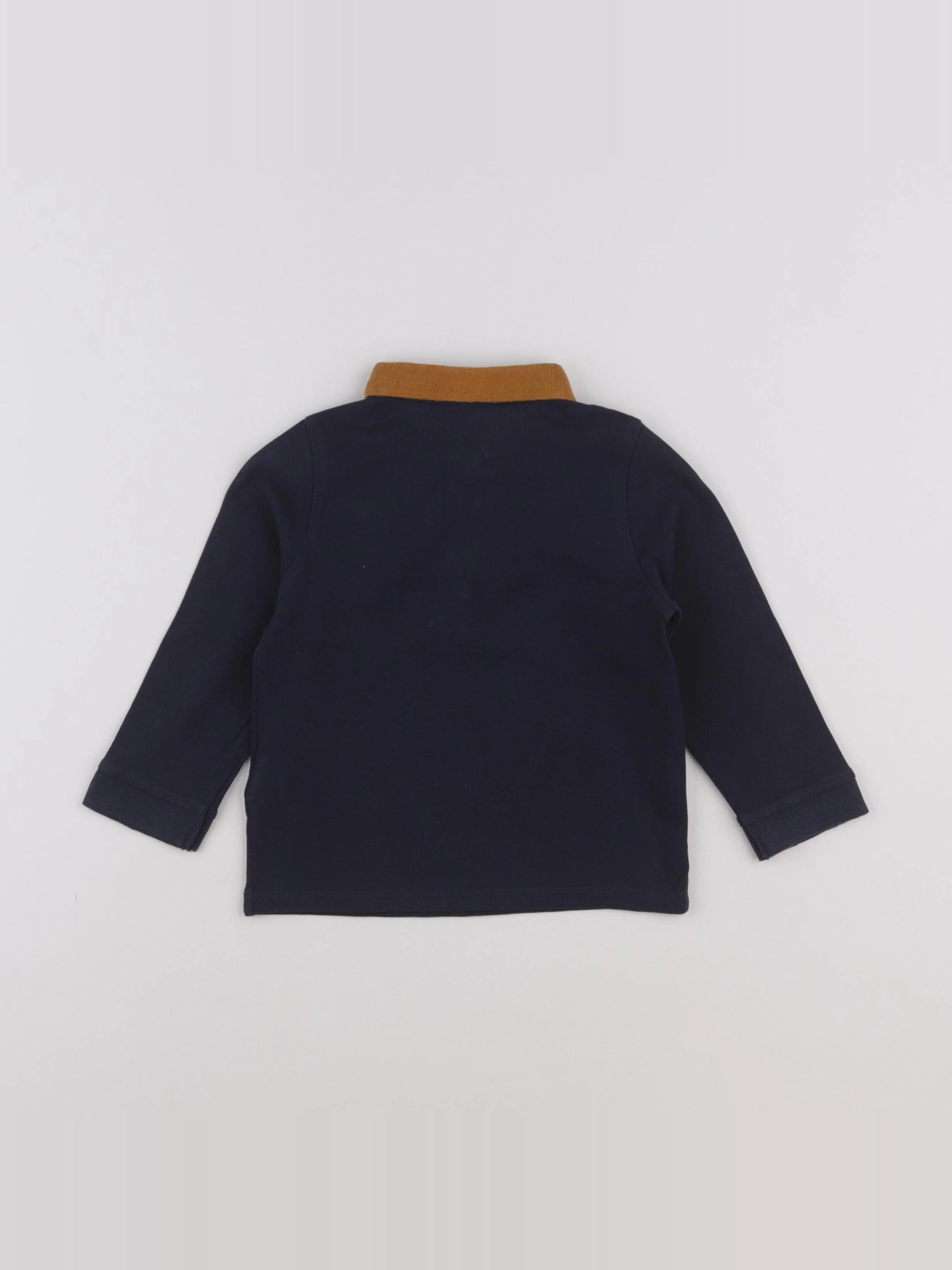 Tape à l'oeil - polo bleu - 24 mois