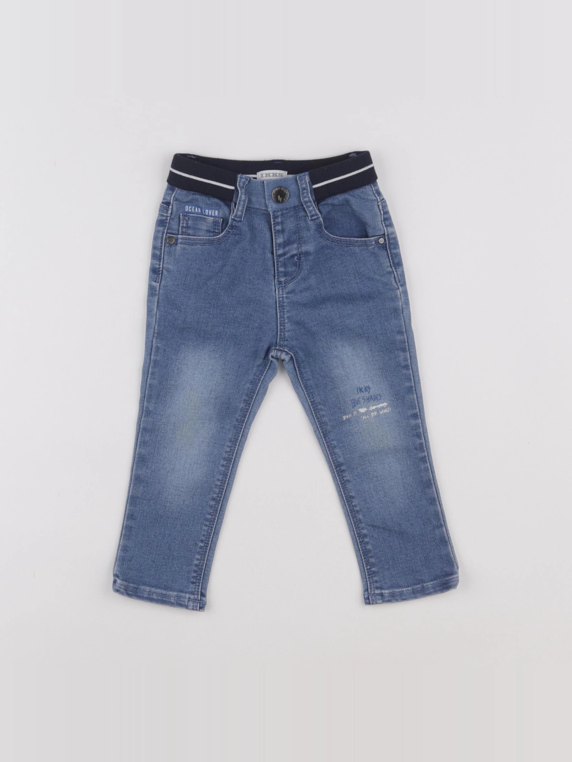 IKKS - jean bleu - 18 mois