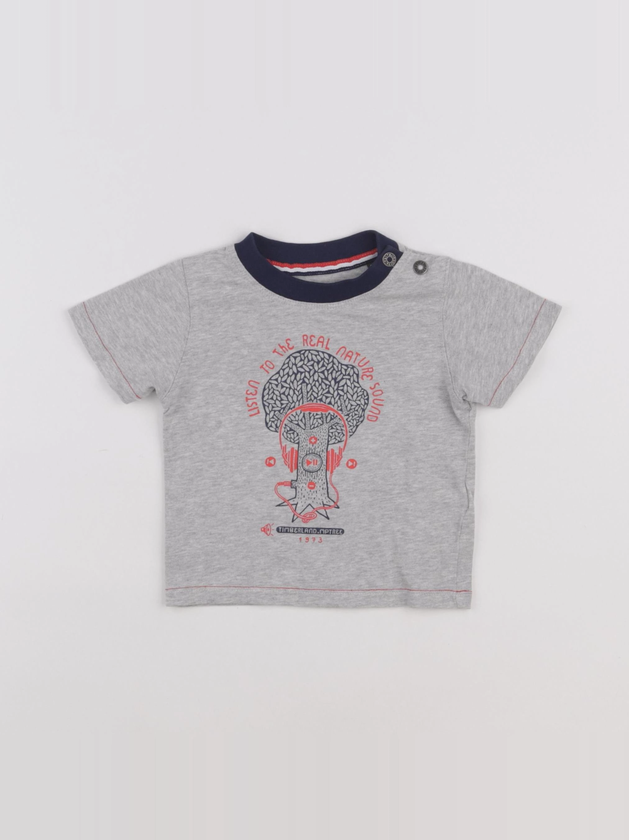 Timberland - tee-shirt gris - 9 mois