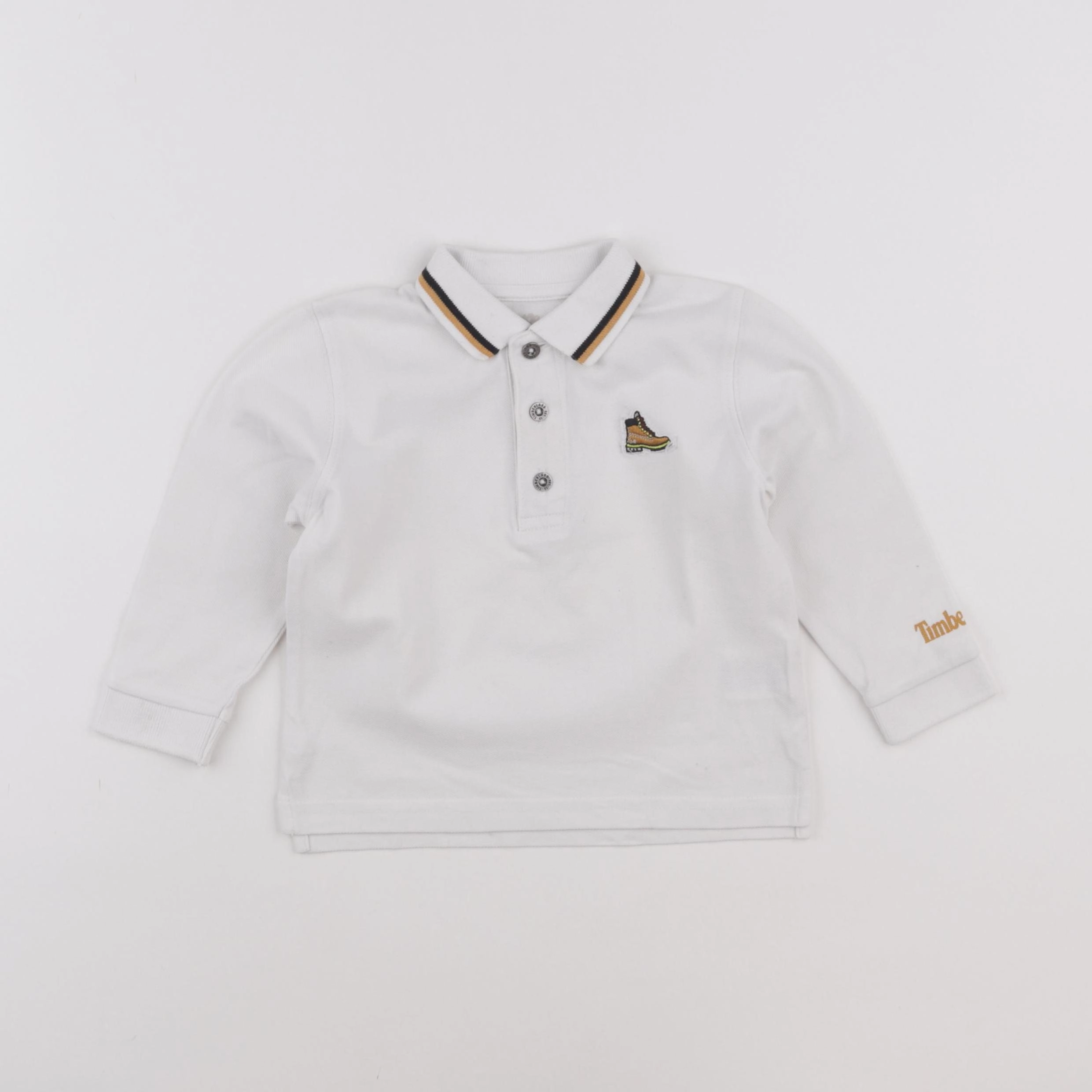 Timberland - polo blanc - 2 ans