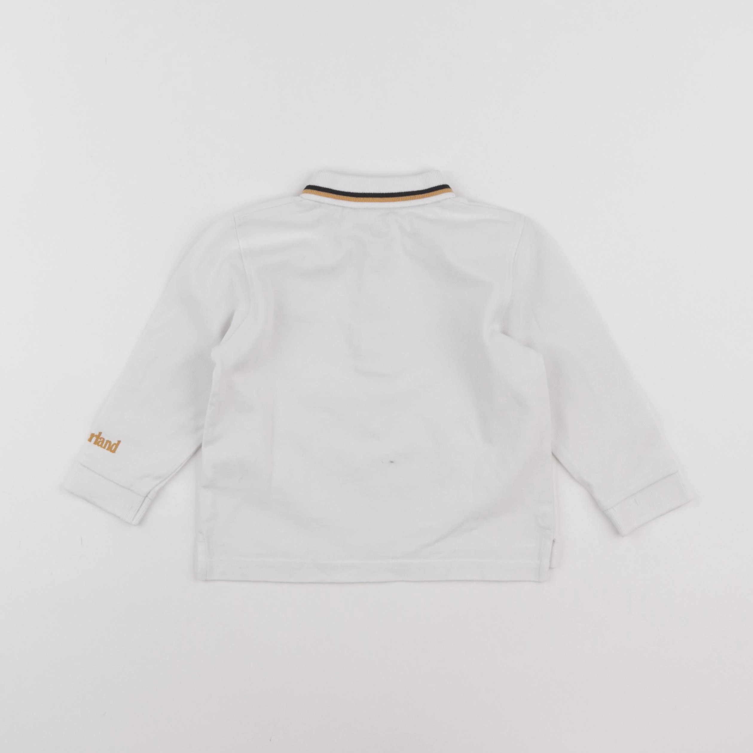 Timberland - polo blanc - 2 ans