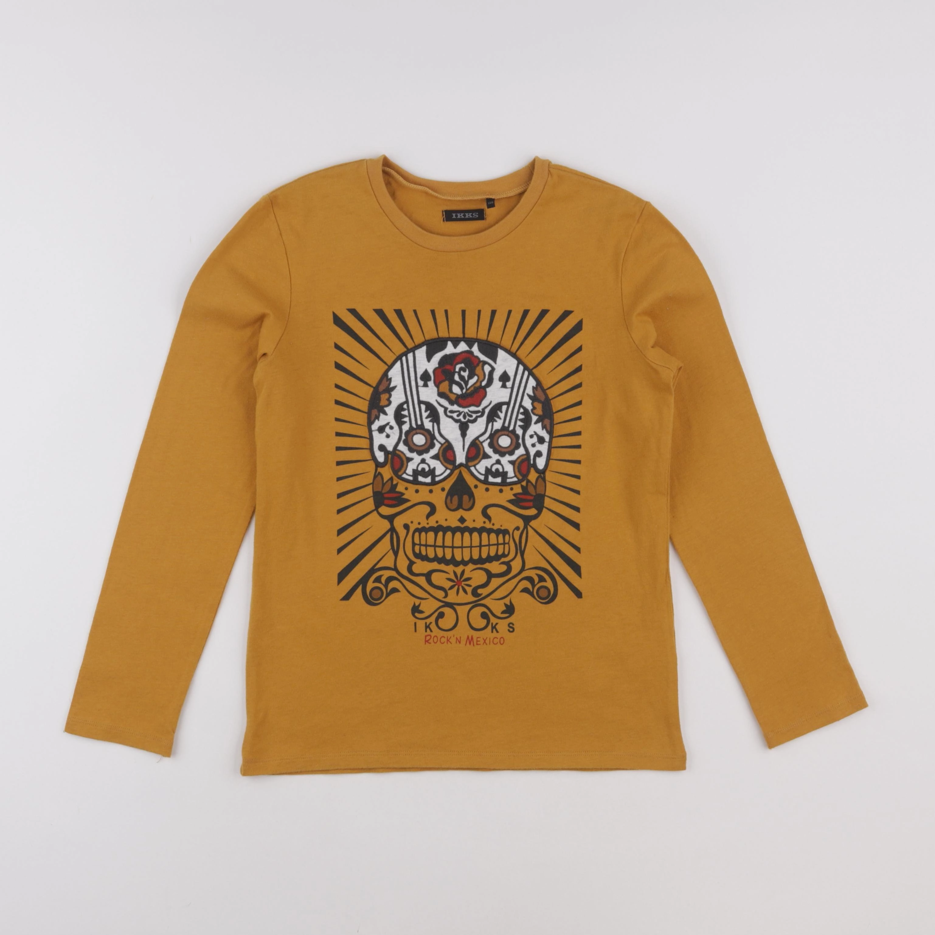 IKKS - tee-shirt jaune - 10 ans