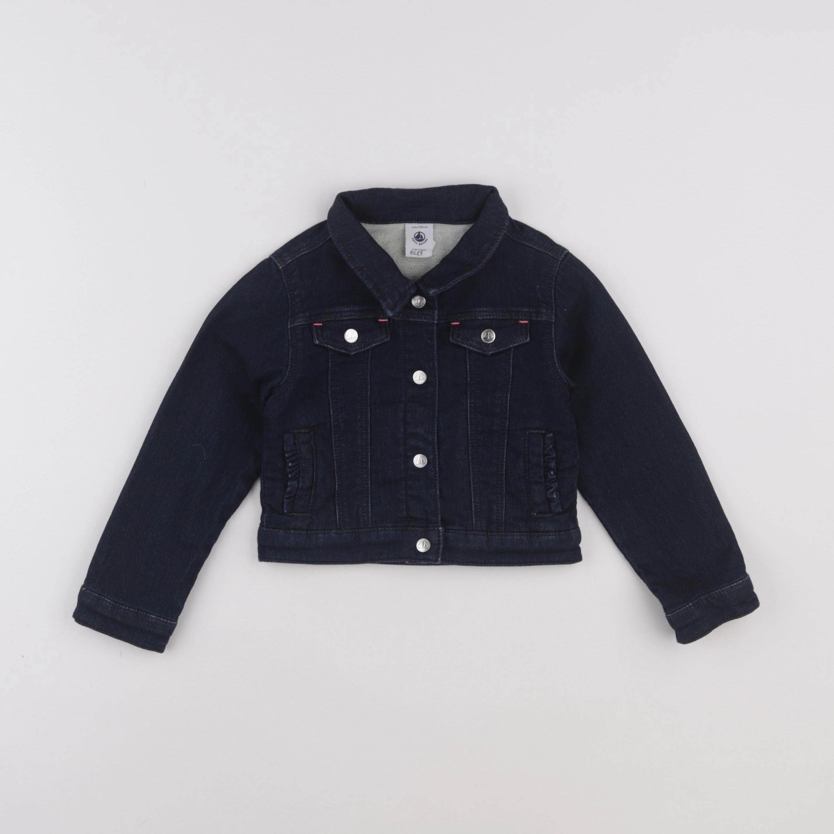 Petit Bateau - veste bleu - 4 ans