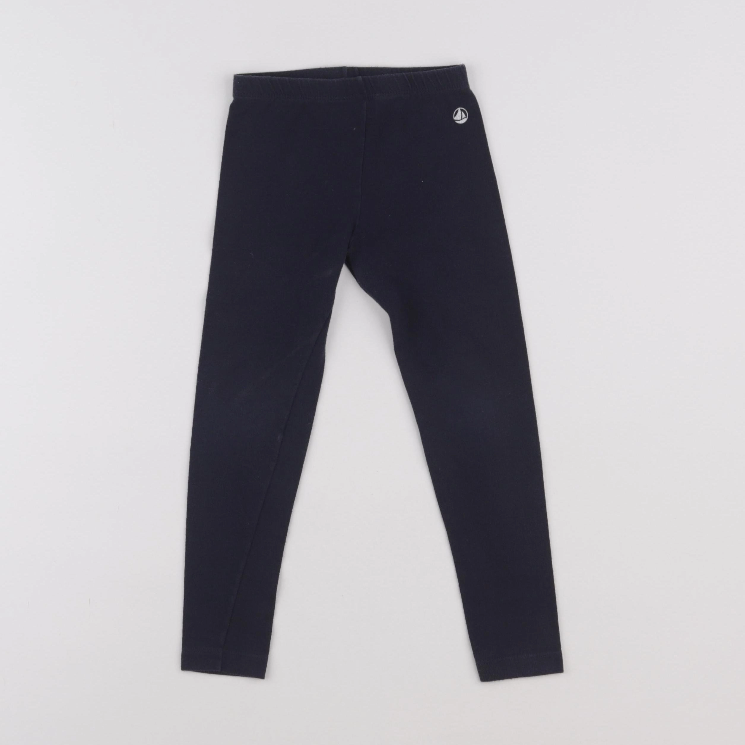 Petit Bateau - legging bleu - 4 ans
