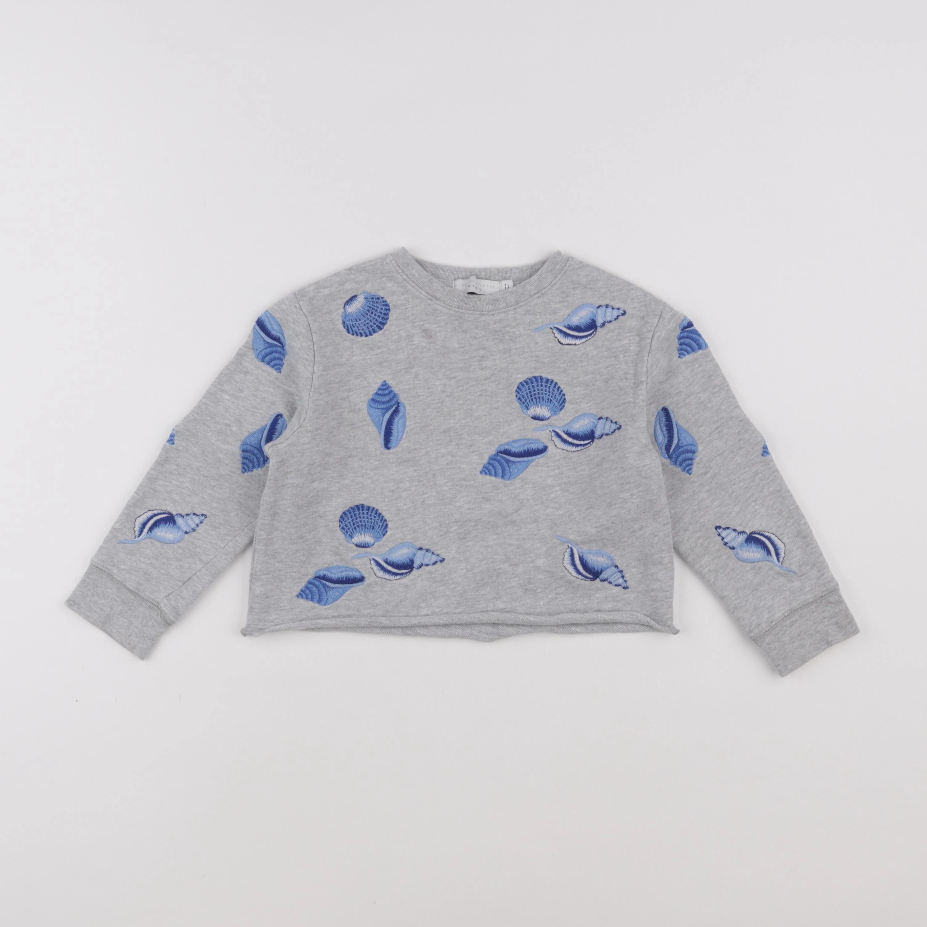 Stella McCartney Kids - sweat gris, bleu - 4 ans