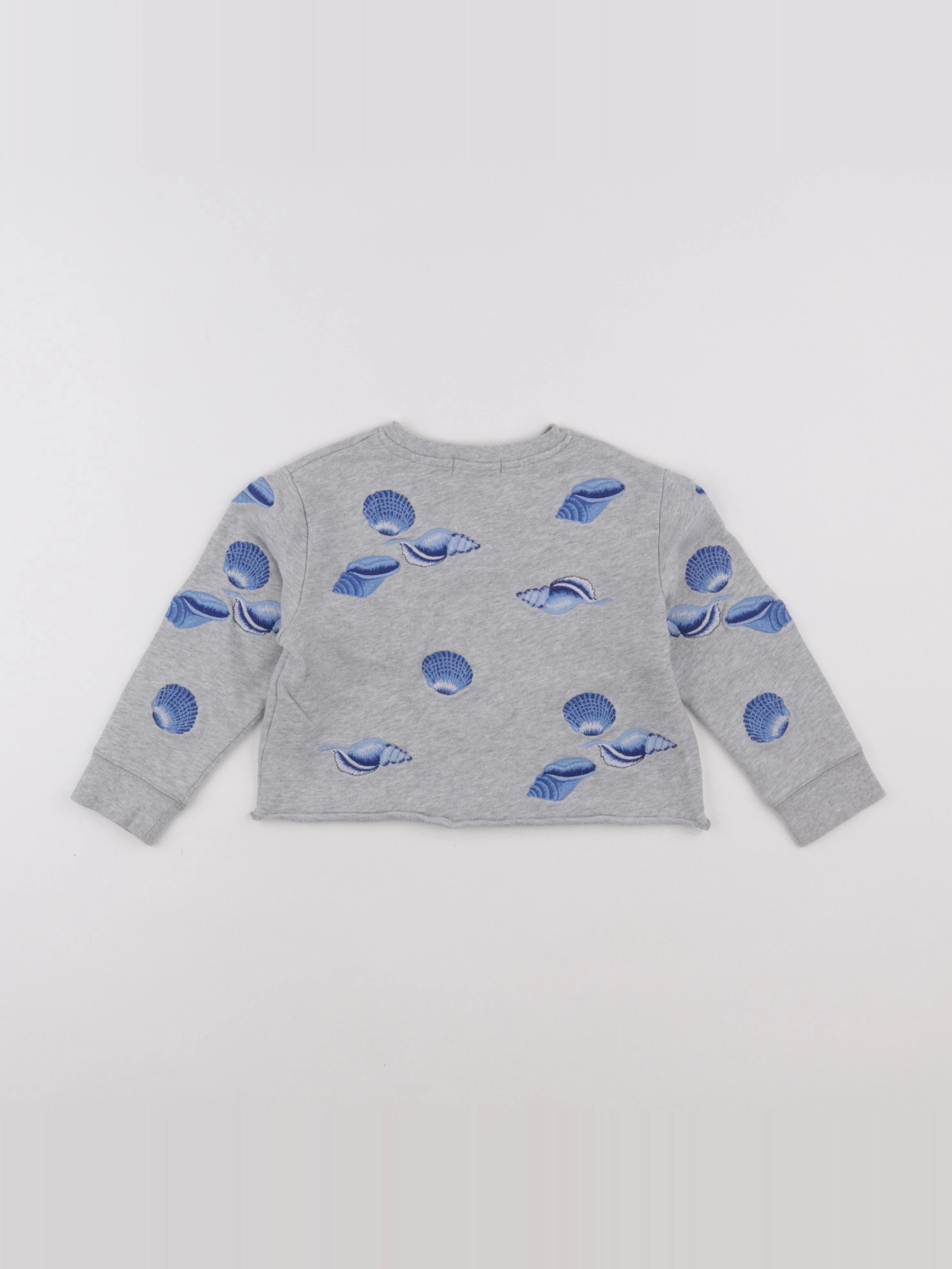 Stella McCartney Kids - sweat gris, bleu - 4 ans
