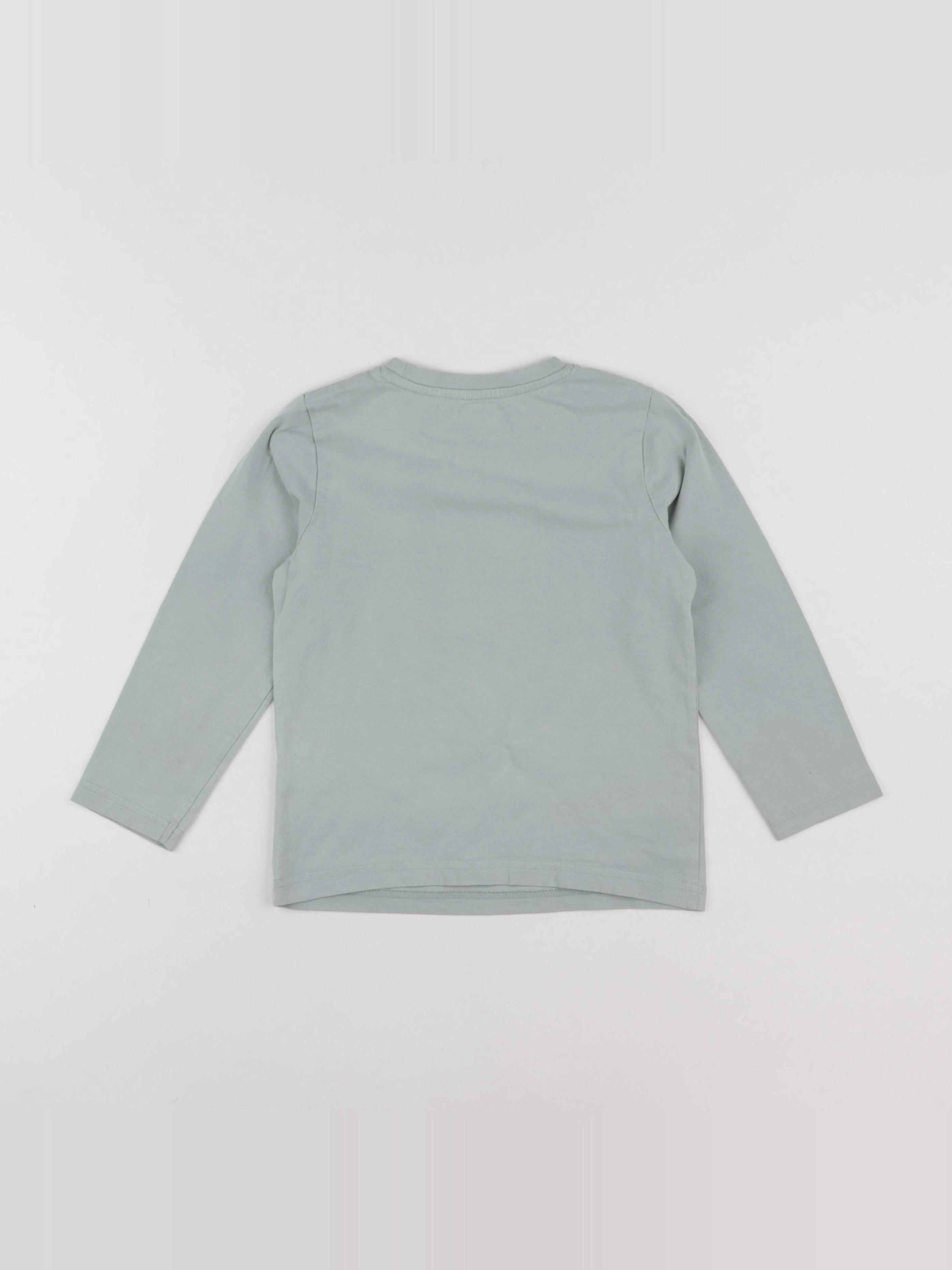 Vertbaudet - tee-shirt vert - 6 ans