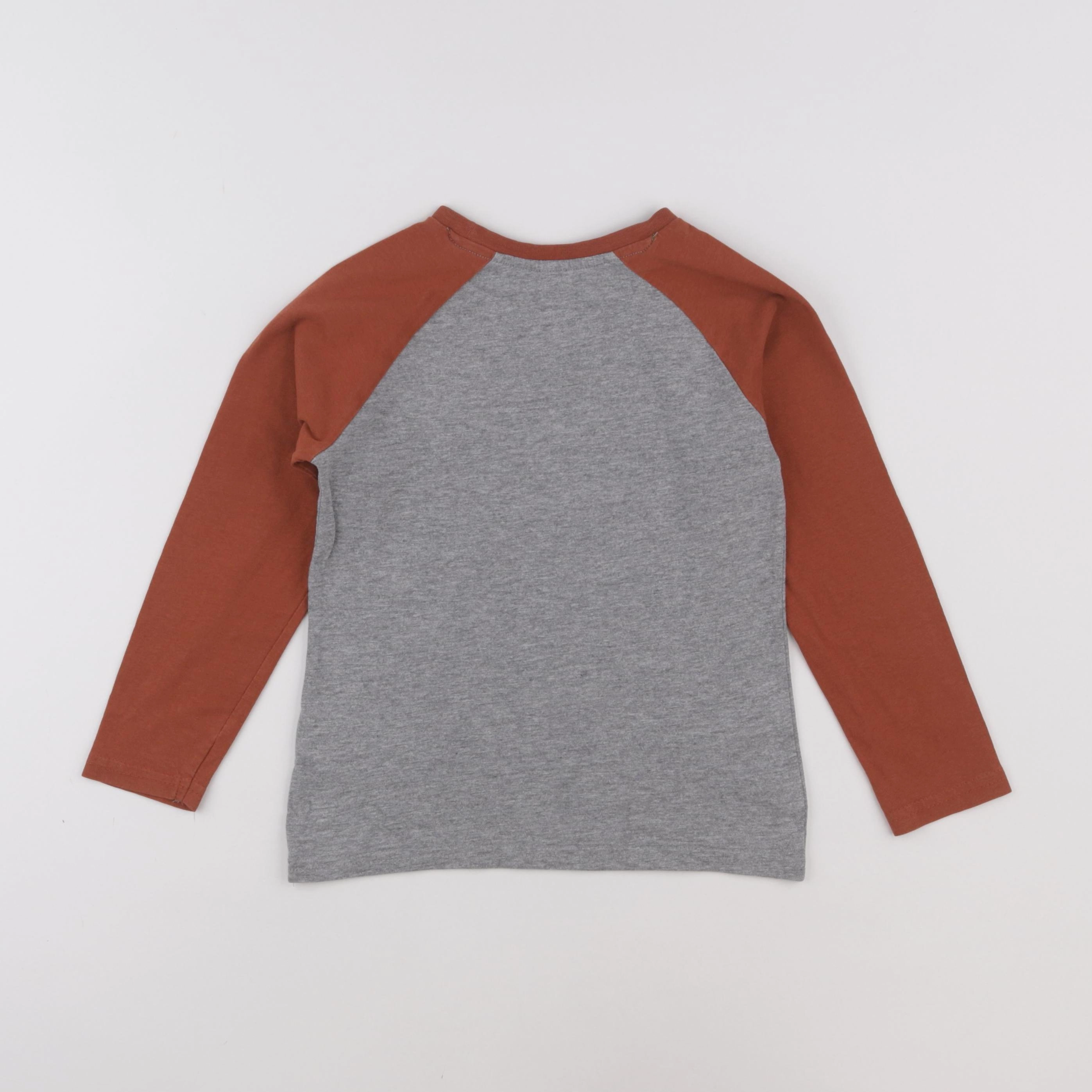 Vertbaudet - tee-shirt gris - 6 ans