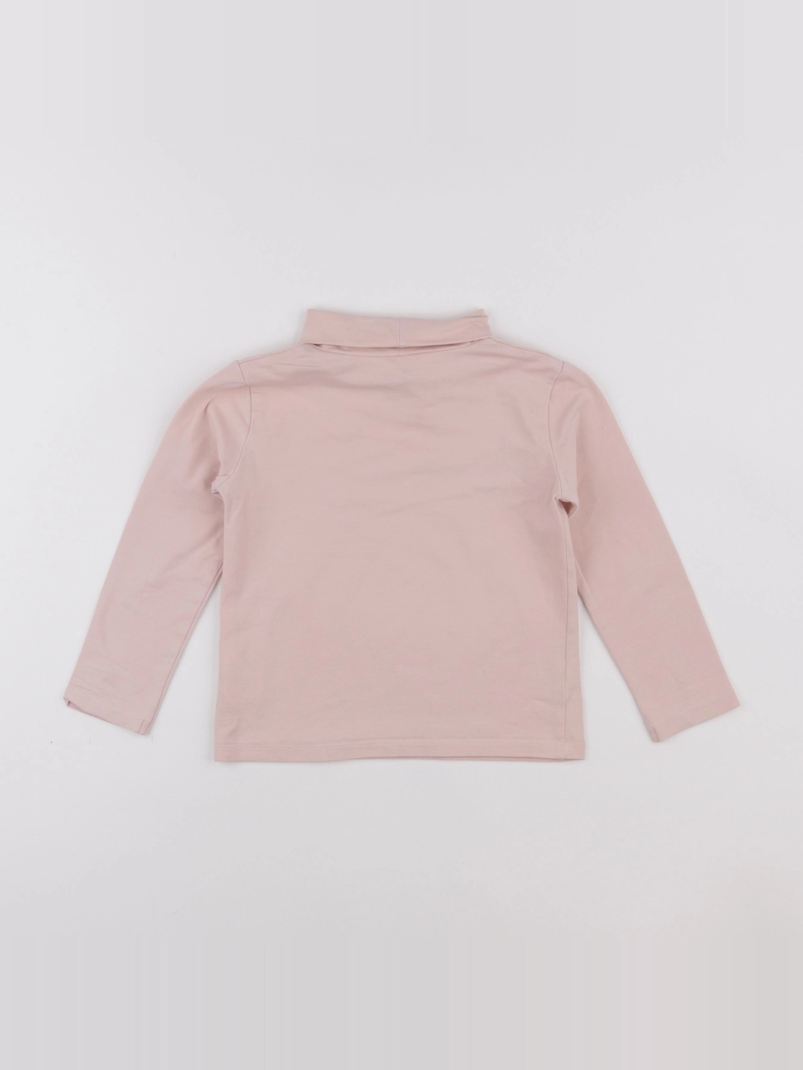 Vertbaudet - sous-pull rose - 5 ans