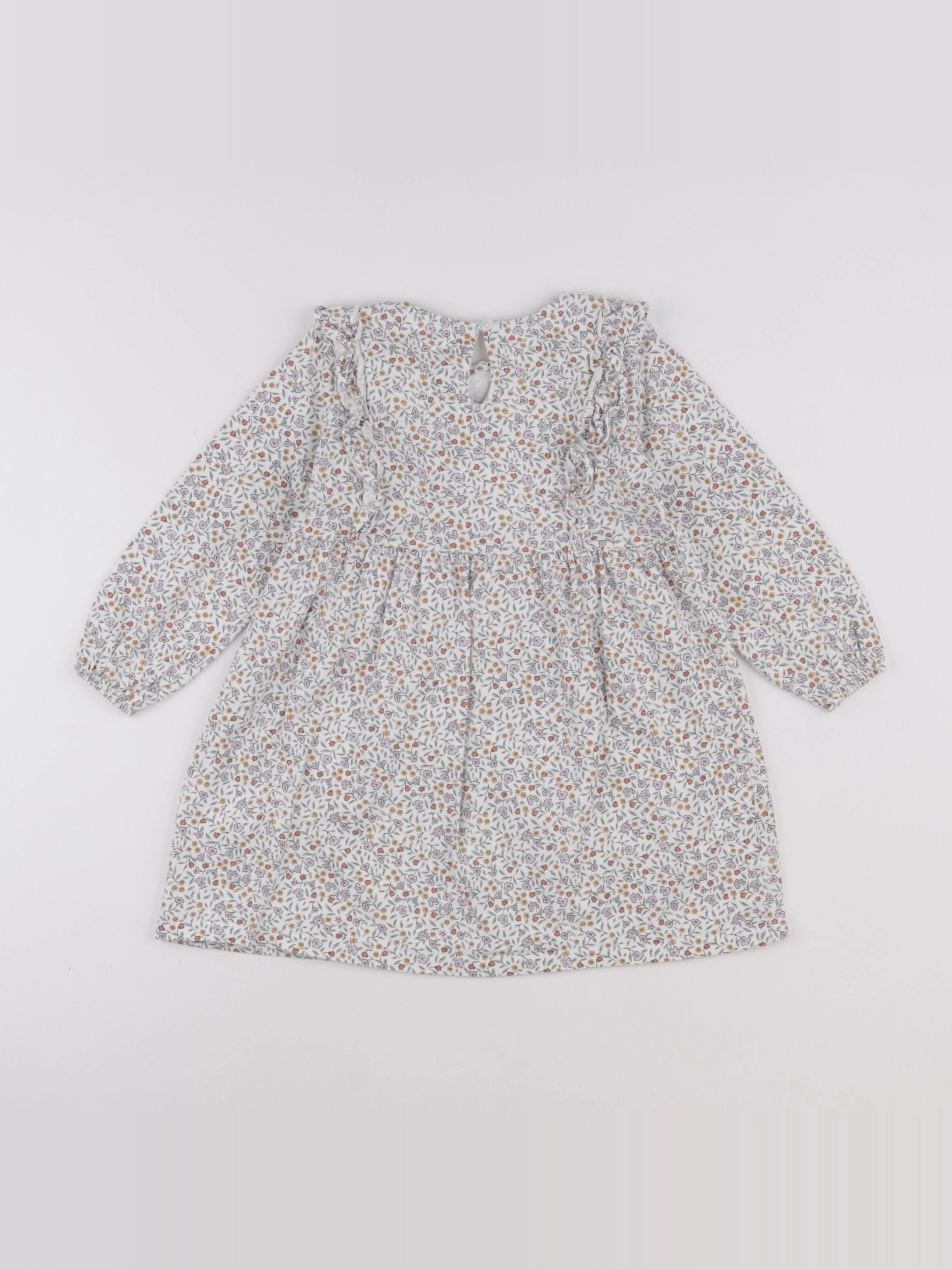 Vertbaudet - robe multicolore - 4 ans