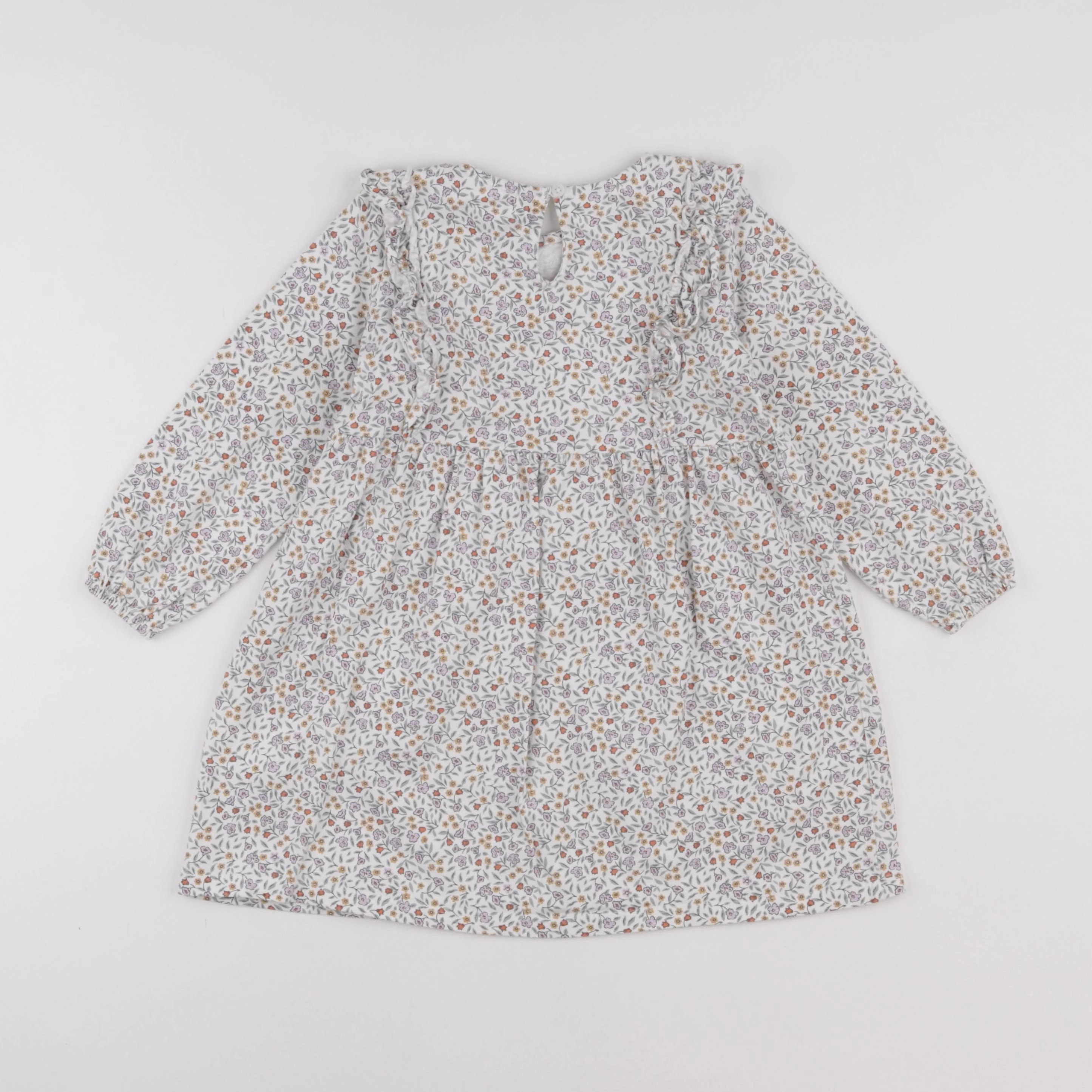 Vertbaudet - robe multicolore - 4 ans
