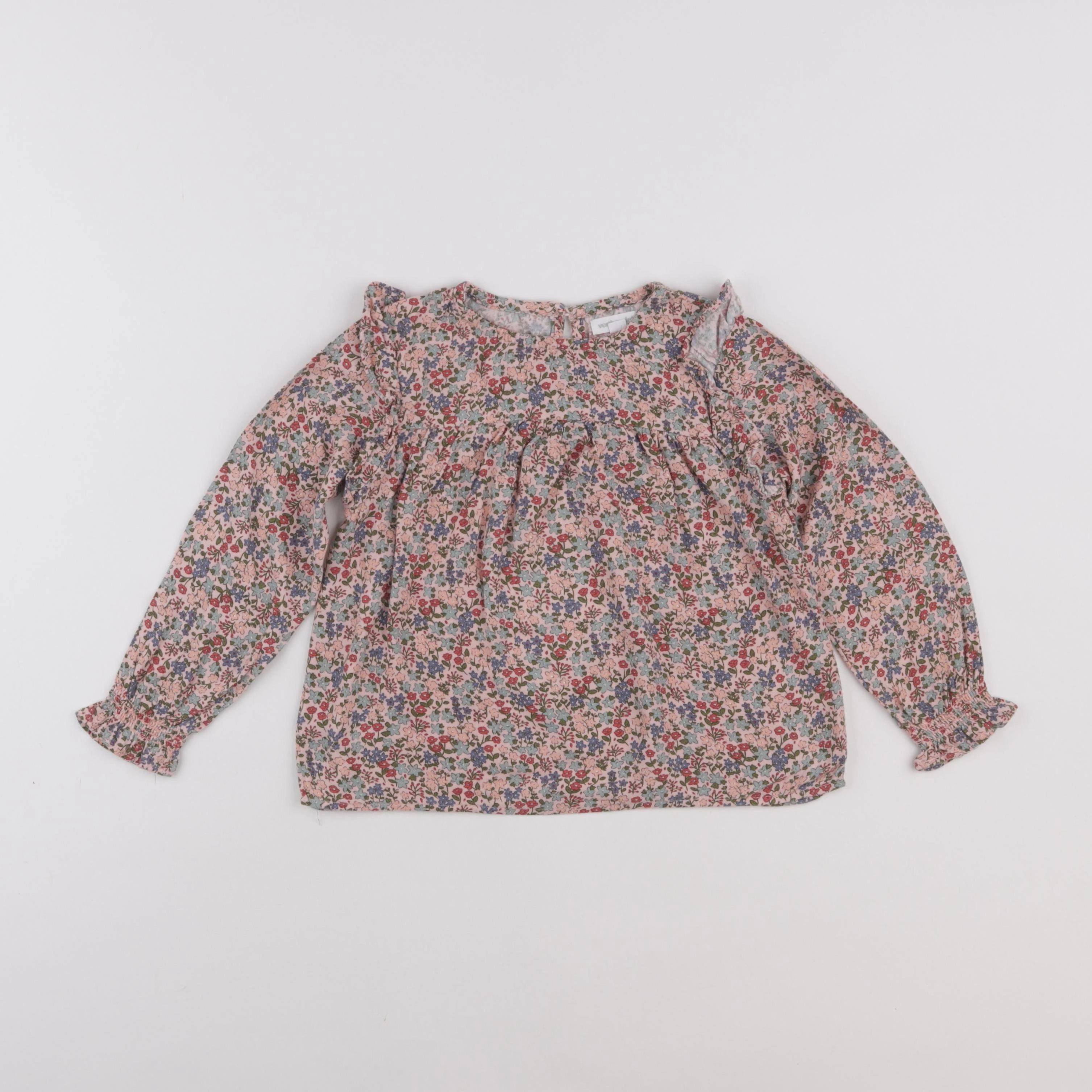 Vertbaudet - blouse multicolore - 4 ans
