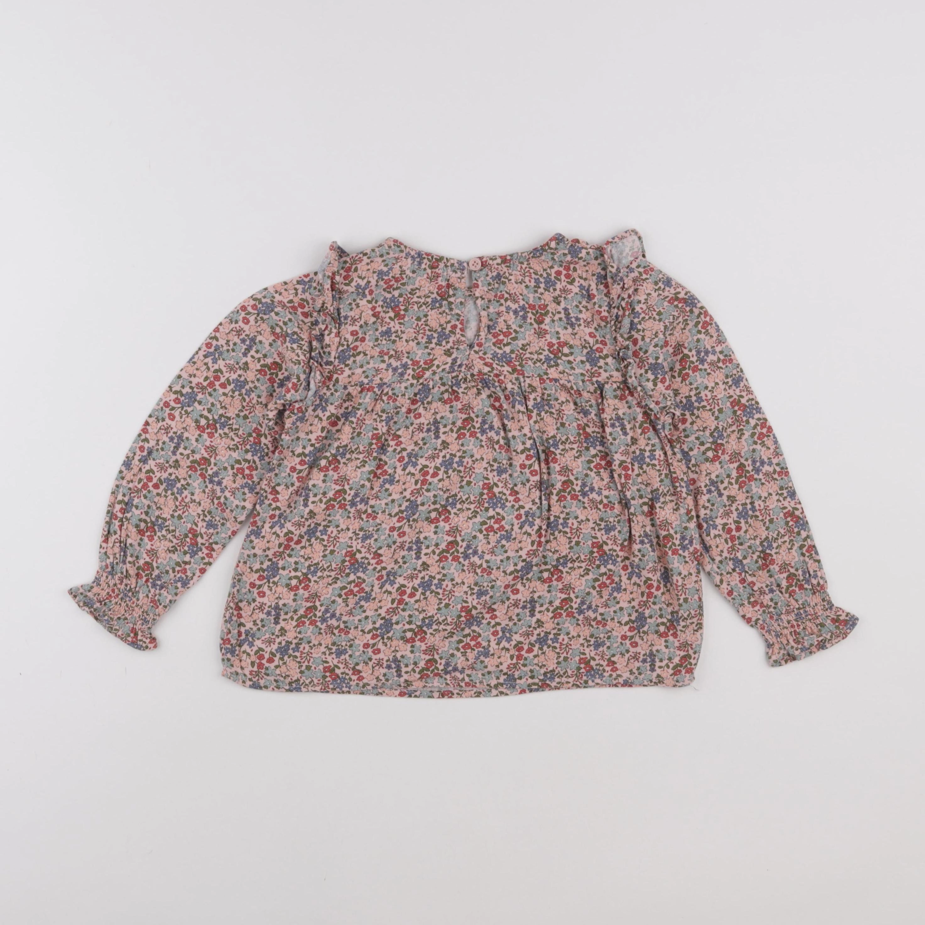 Vertbaudet - blouse multicolore - 4 ans