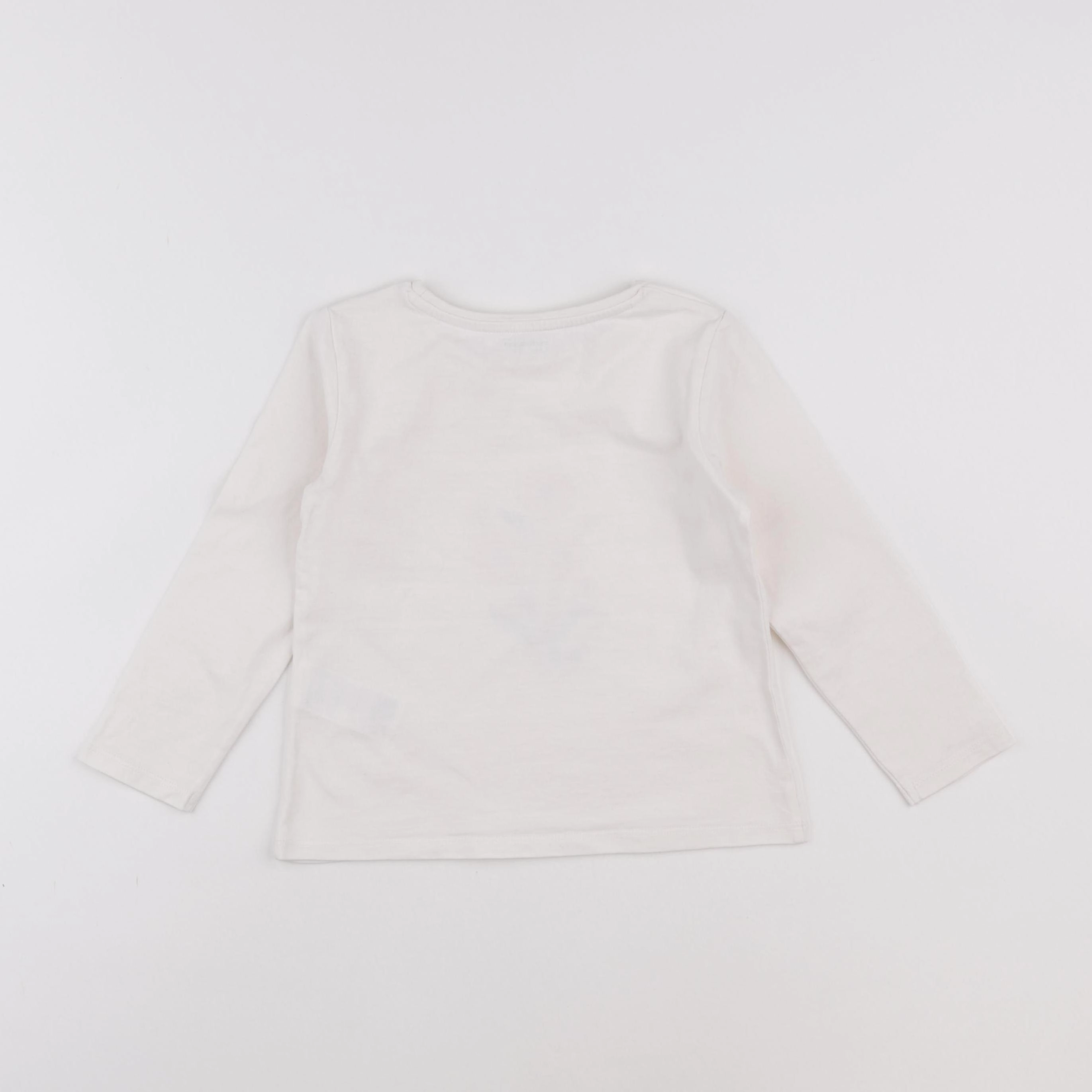 Vertbaudet - tee-shirt blanc - 5 ans