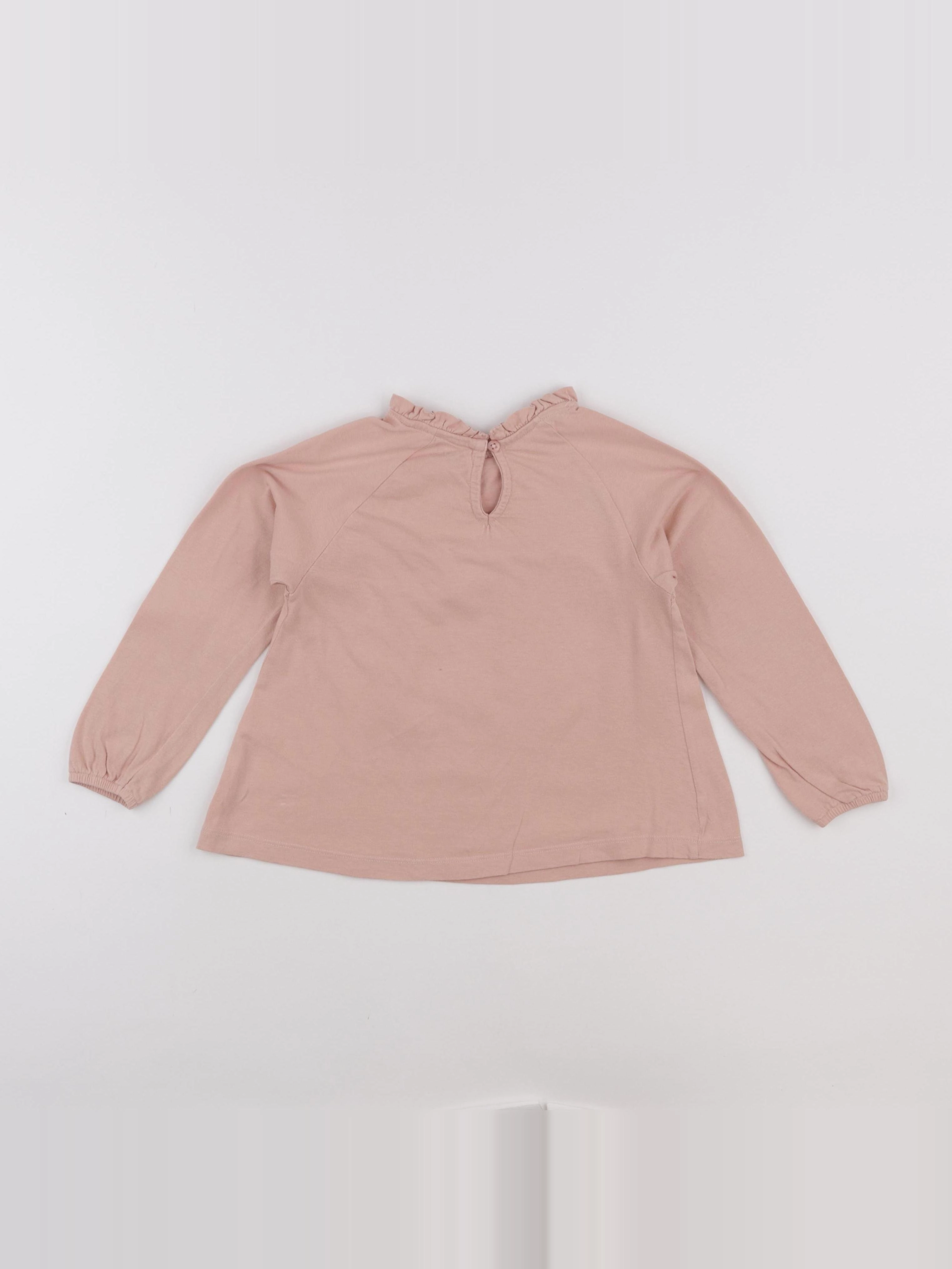 Vertbaudet - tee-shirt rose - 5 ans