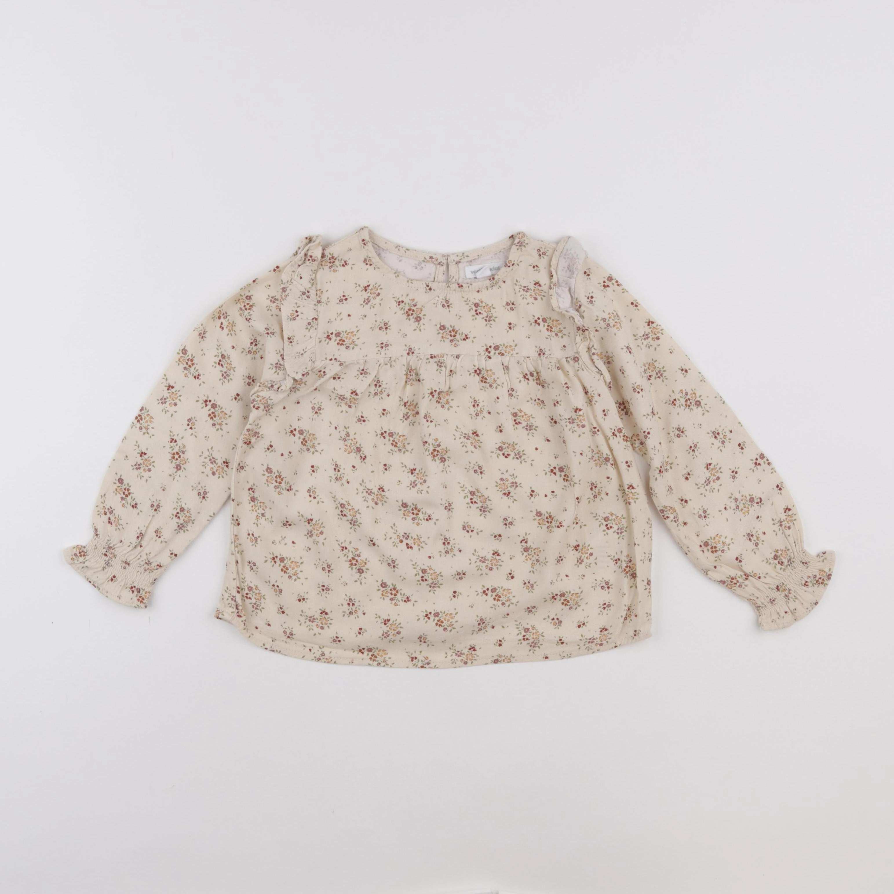 Vertbaudet - blouse beige - 4 ans