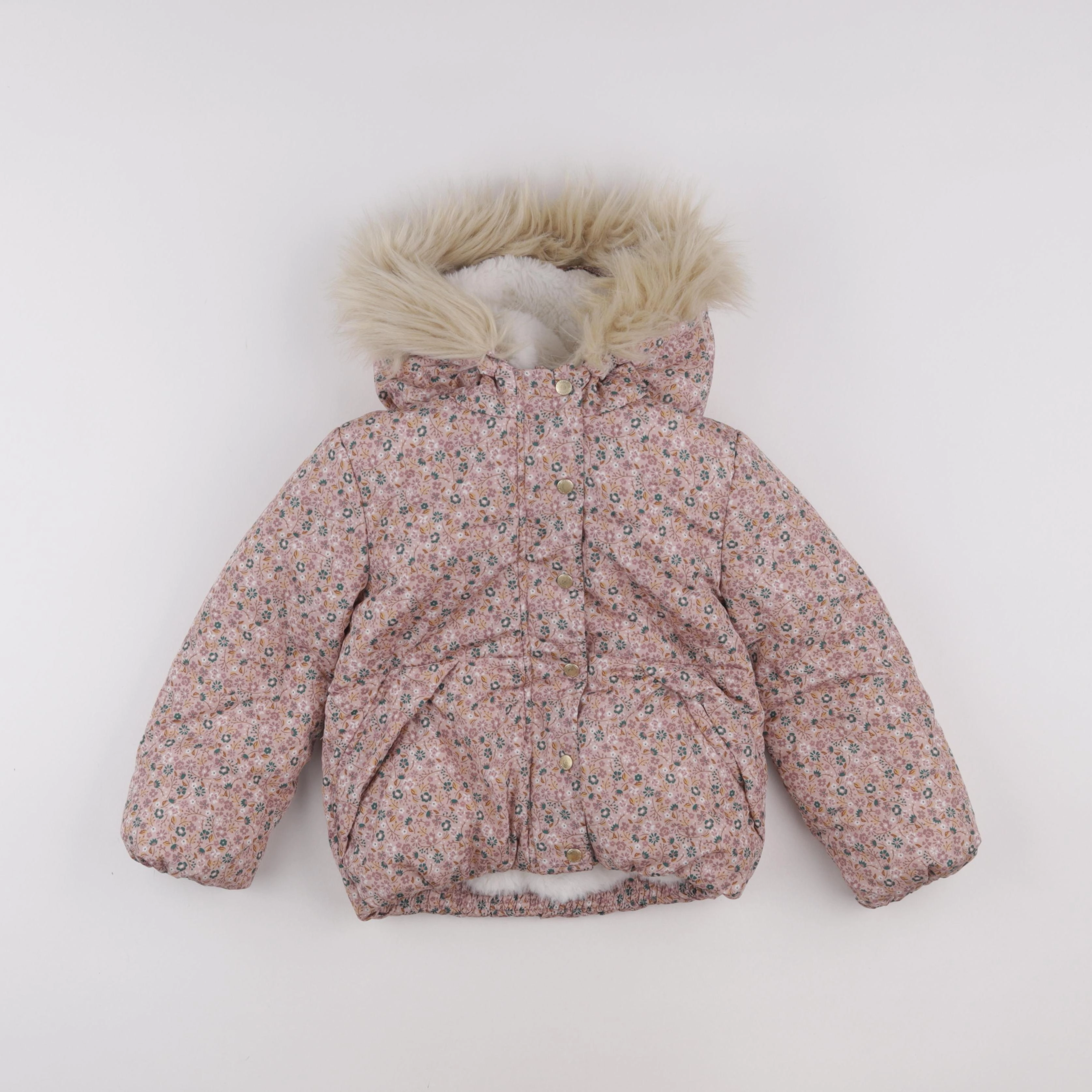 Vertbaudet - doudoune multicolore - 5 ans