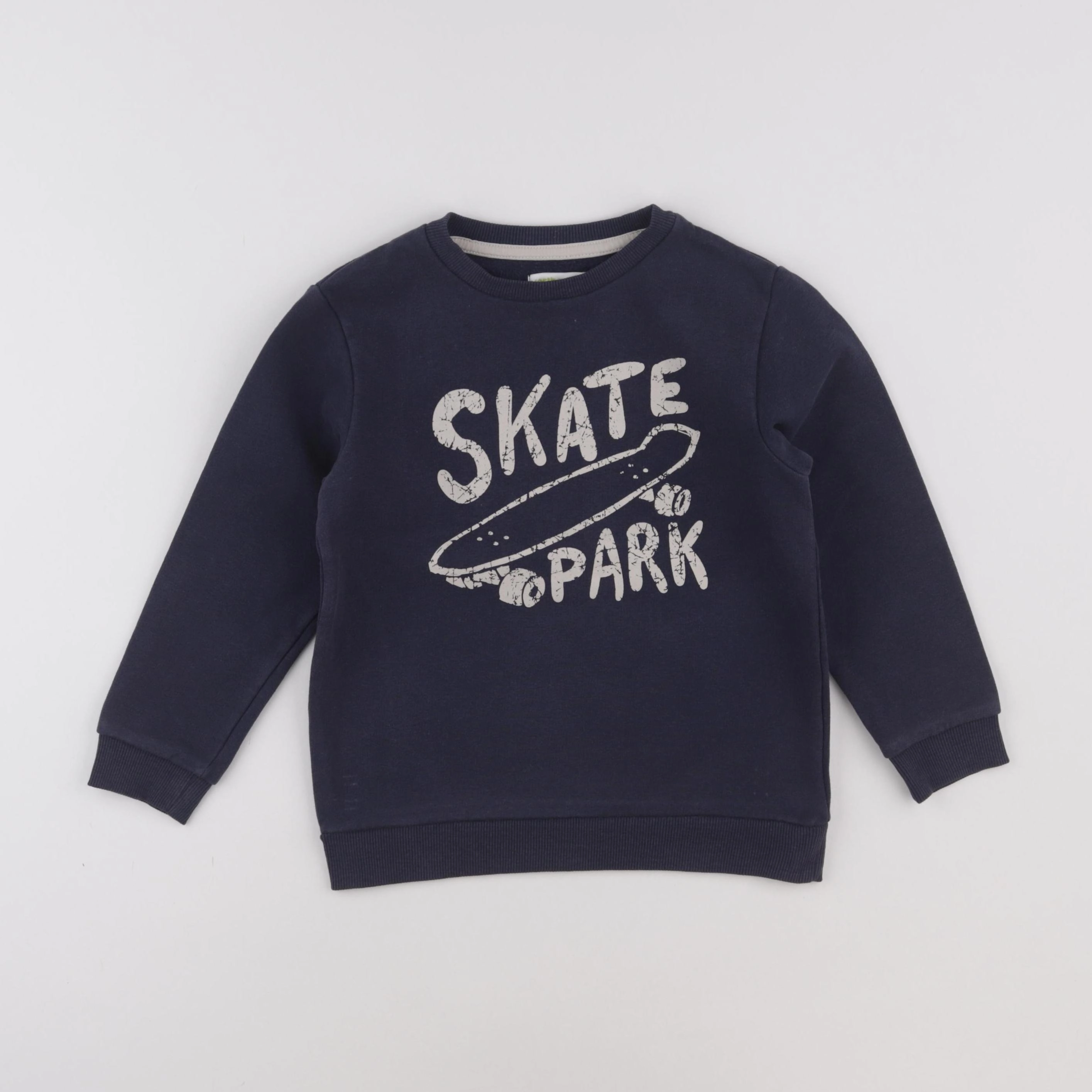 Vertbaudet - sweat bleu - 6 ans