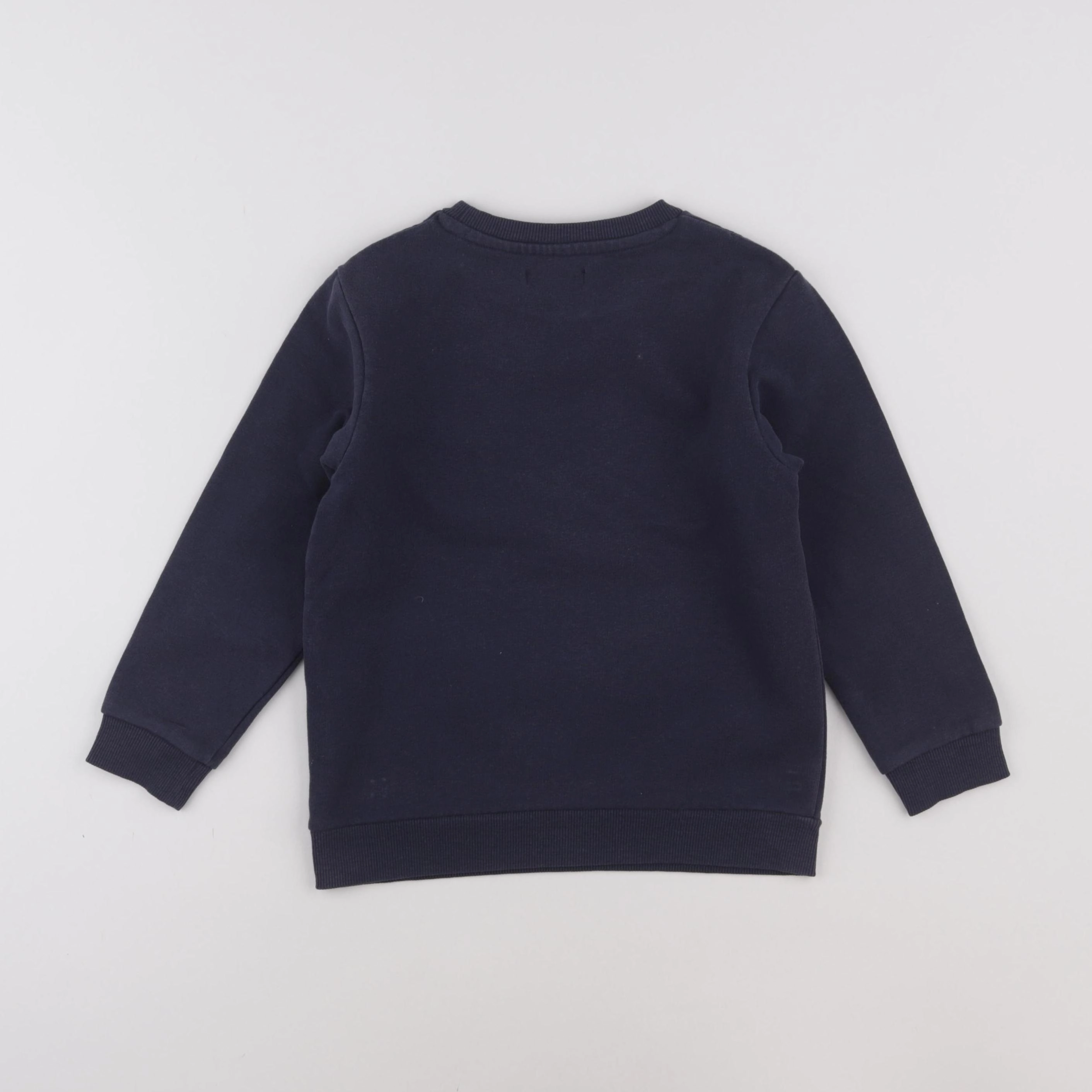 Vertbaudet - sweat bleu - 6 ans