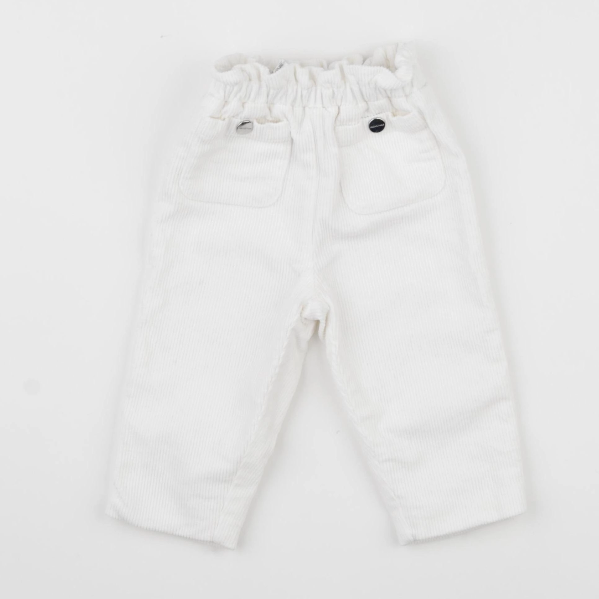 Jacadi - pantalon doublé blanc - 12 mois