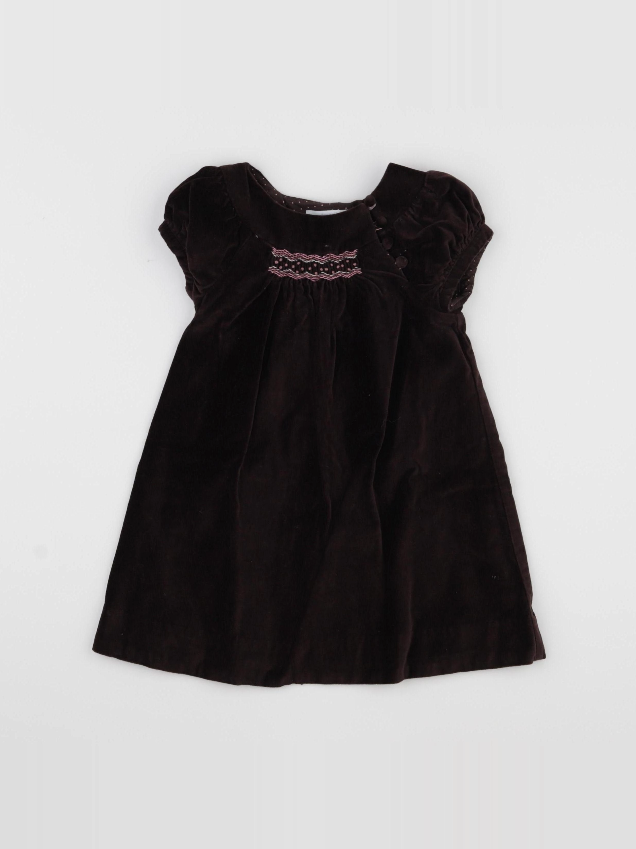 Jacadi - robe marron - 3 ans