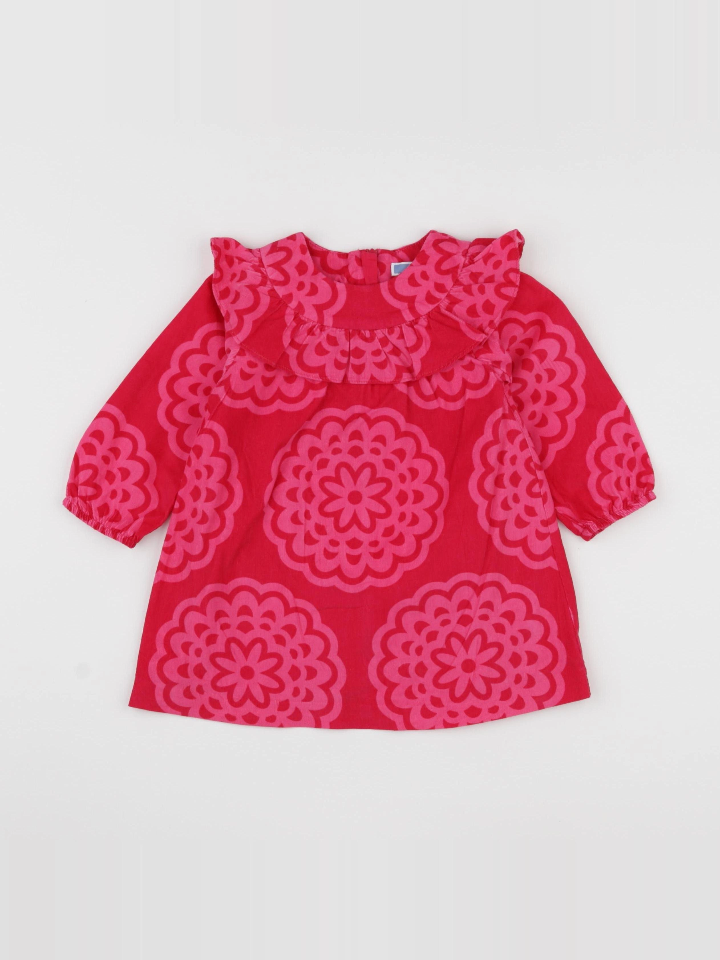 Jacadi - robe rose - 18 mois