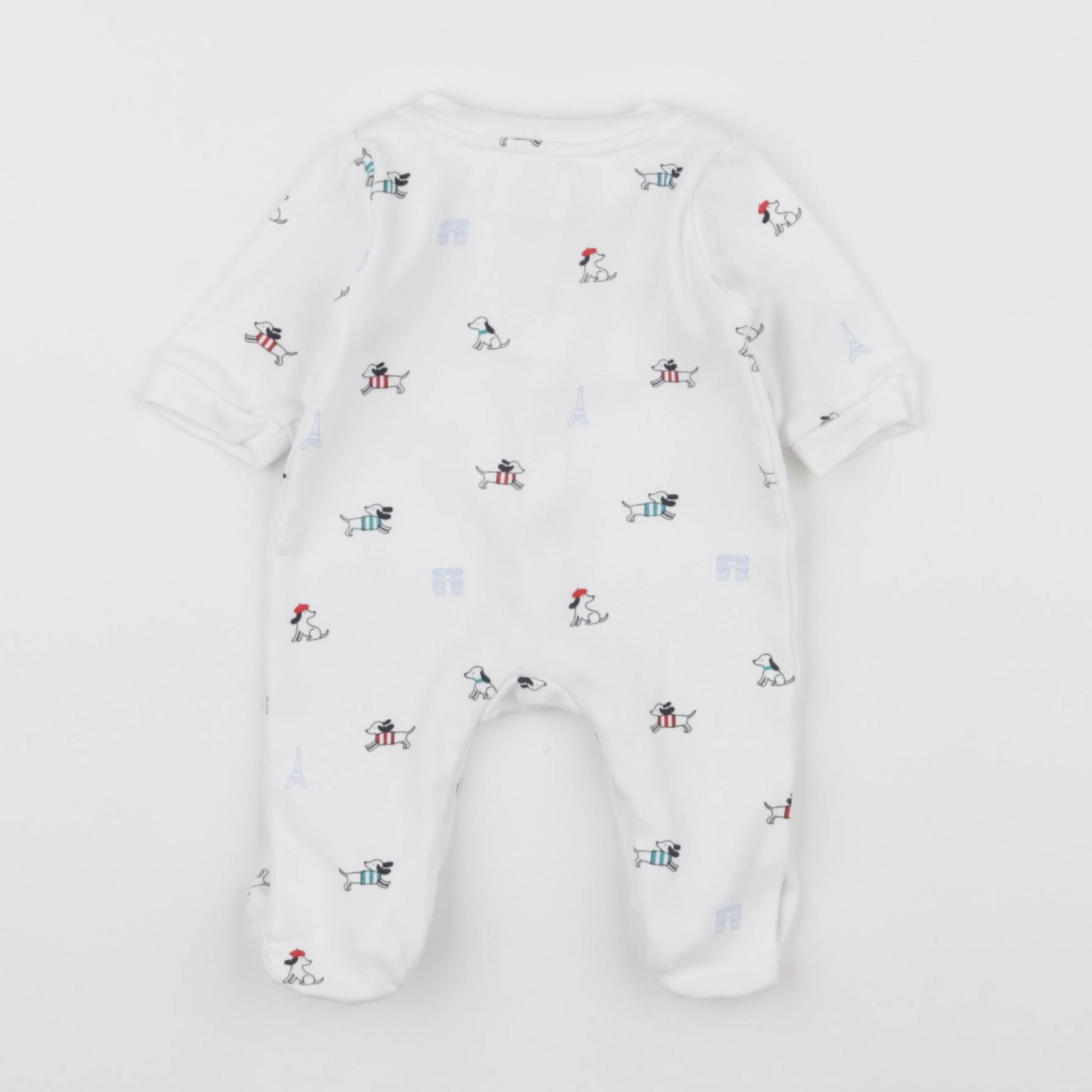Jacadi - pyjama coton blanc - 0 mois