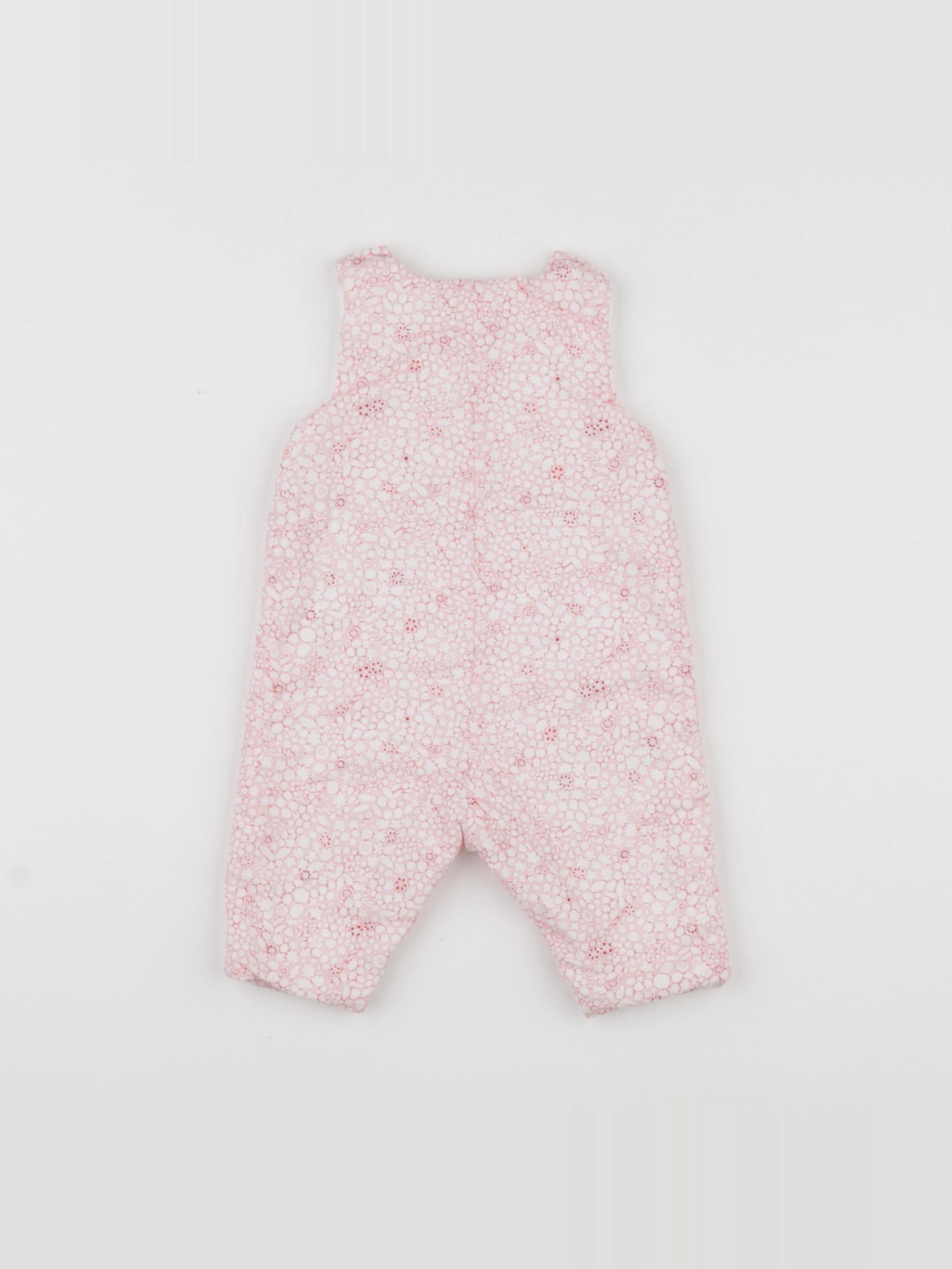 Jacadi - combinaison doublé, liberty rose - 3 mois