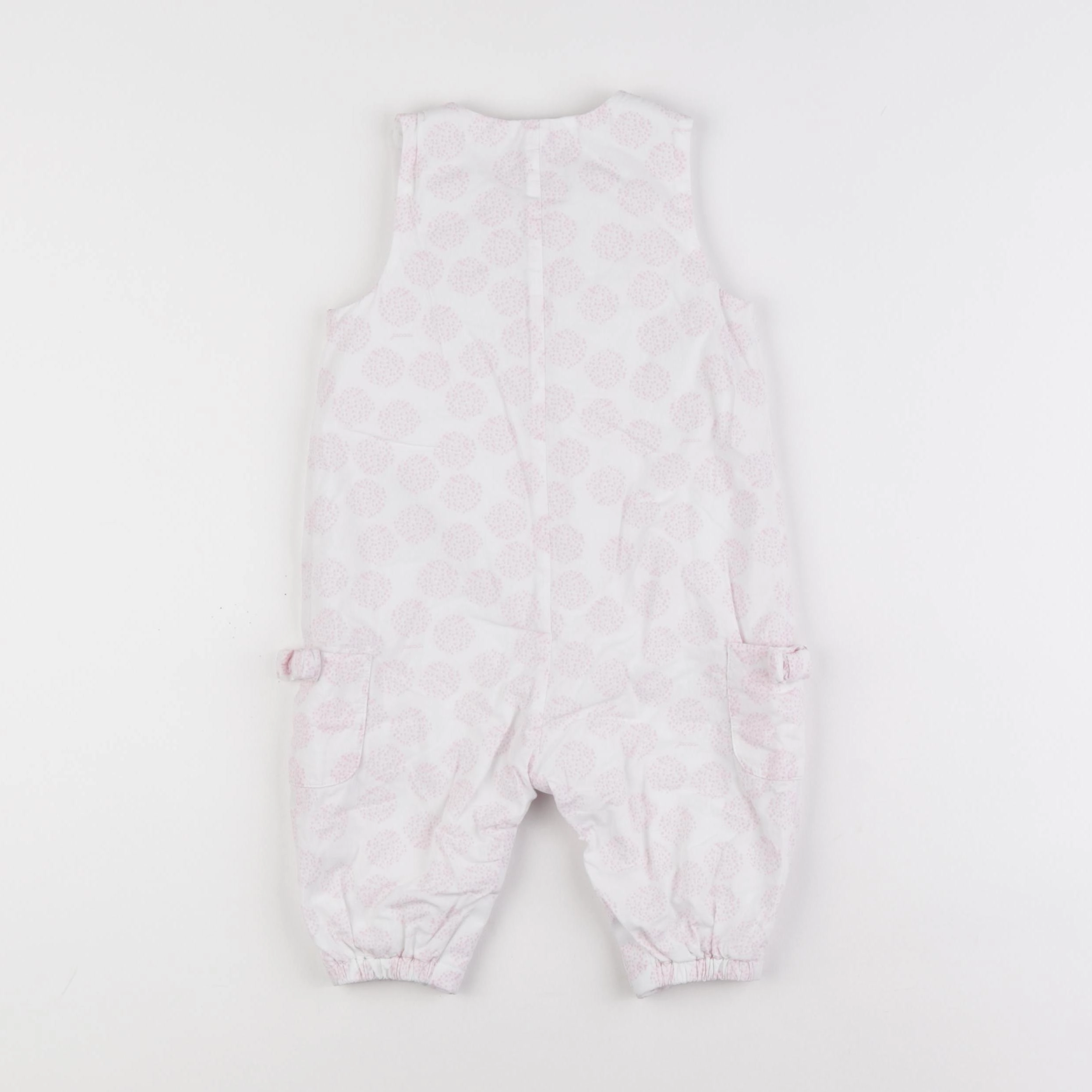 Jacadi - combinaison doublé rose - 12 mois