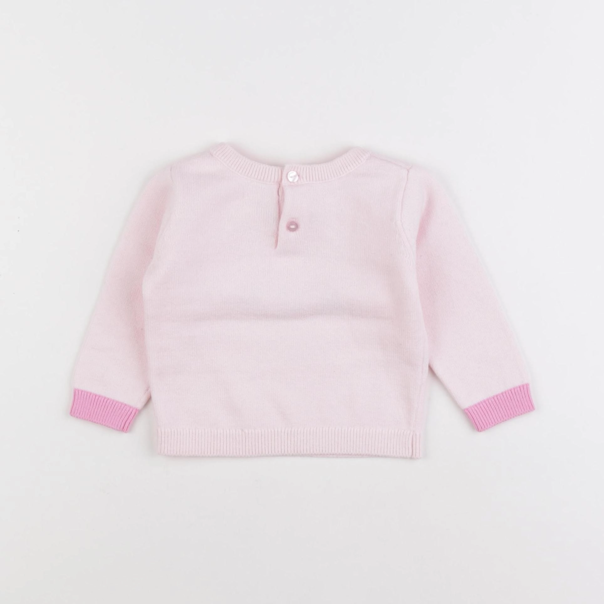 Jacadi - pull rose - 6 mois
