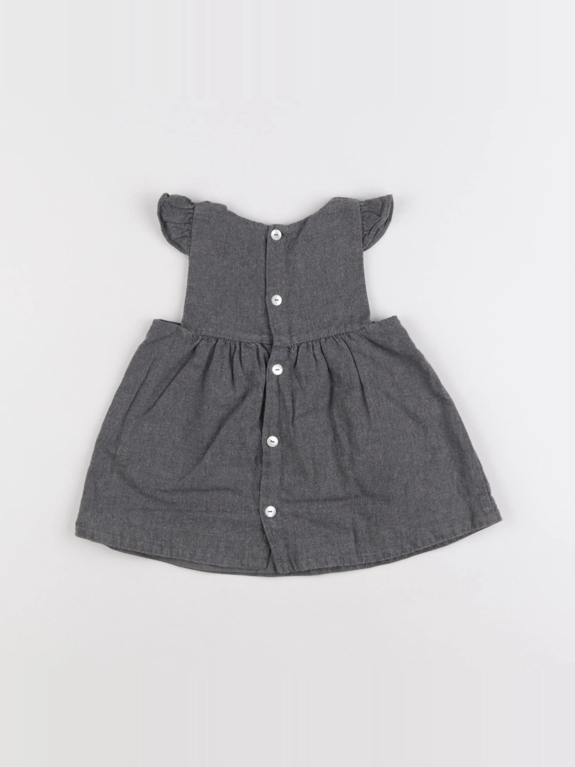 Jacadi - robe gris - 6 mois